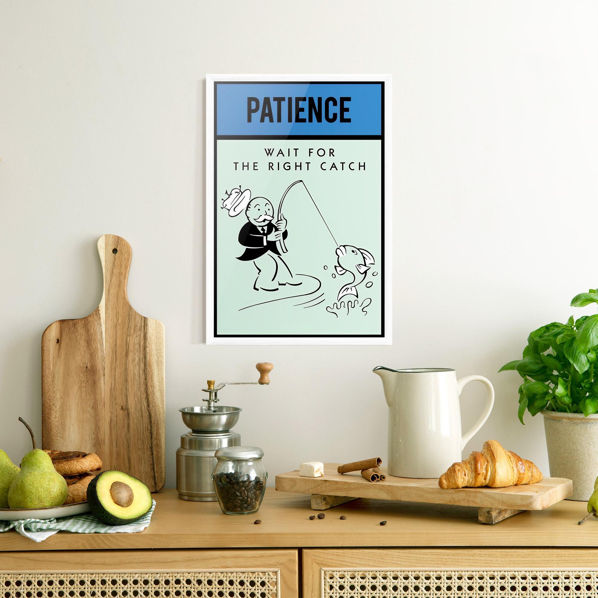 Keretezett Poszter Patience mockup 8