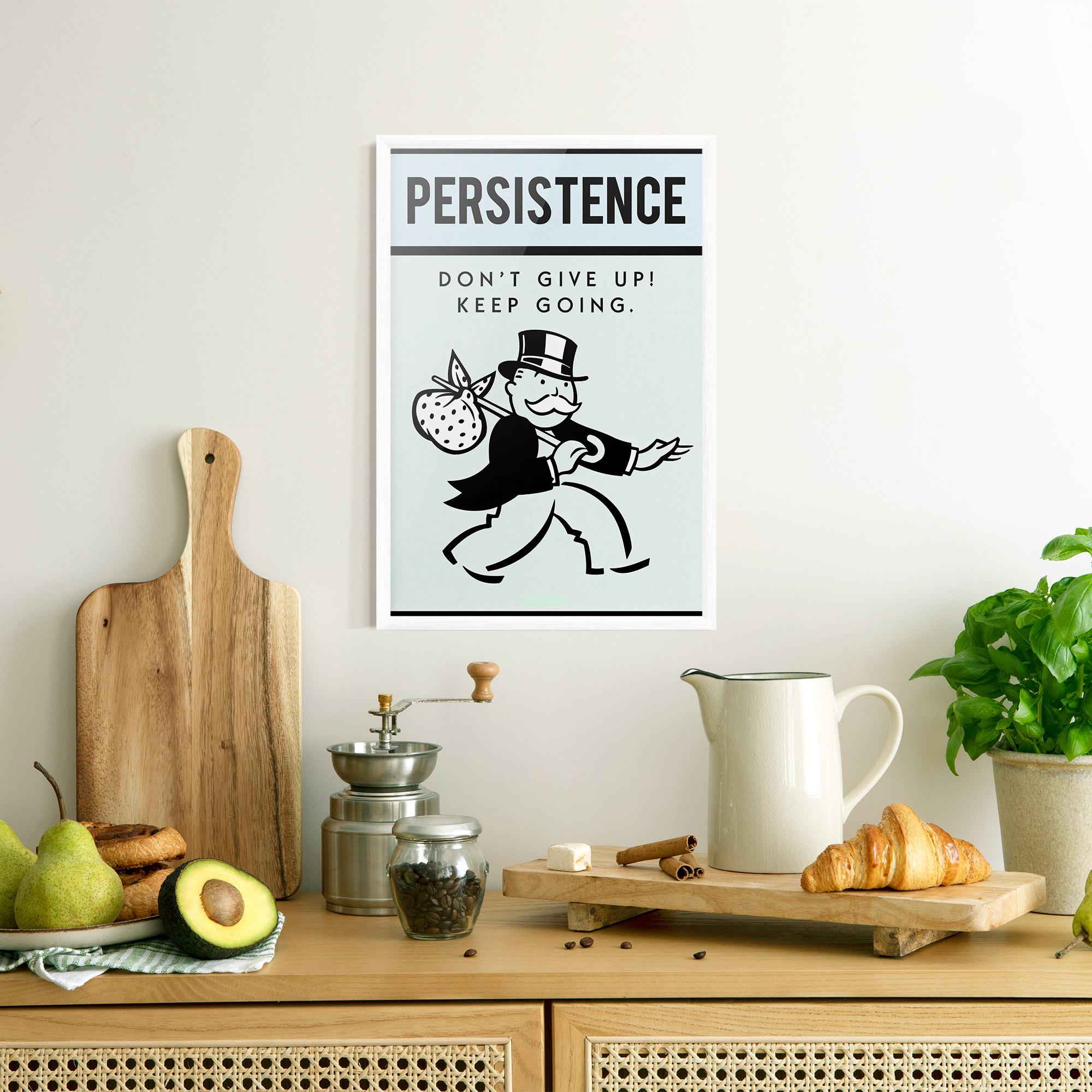 Keretezett Poszter Persistence mockup 8