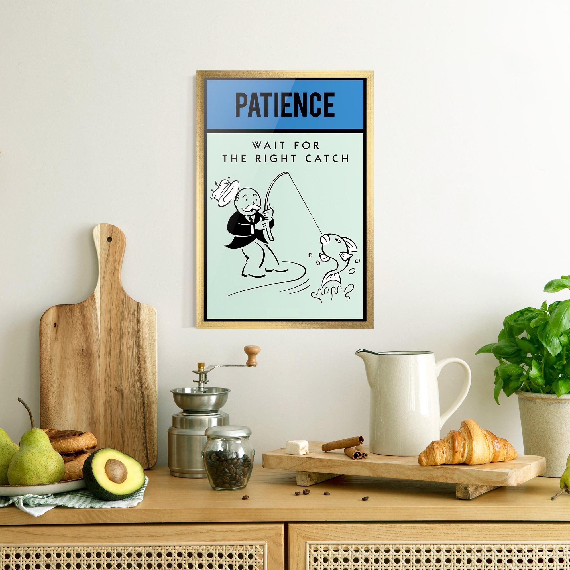 Keretezett Poszter Patience mockup 8