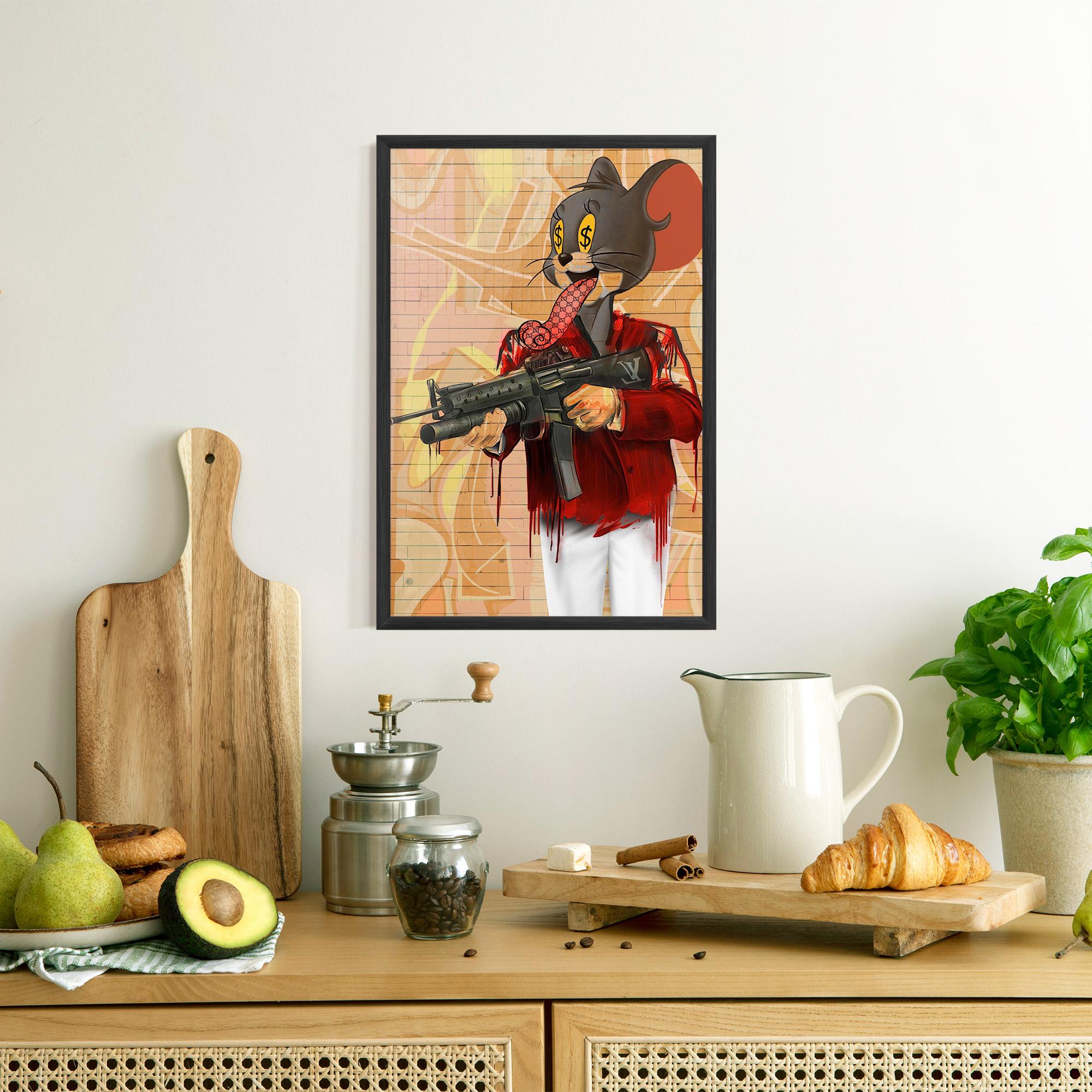 Keretezett Poszter Jerry mockup 8