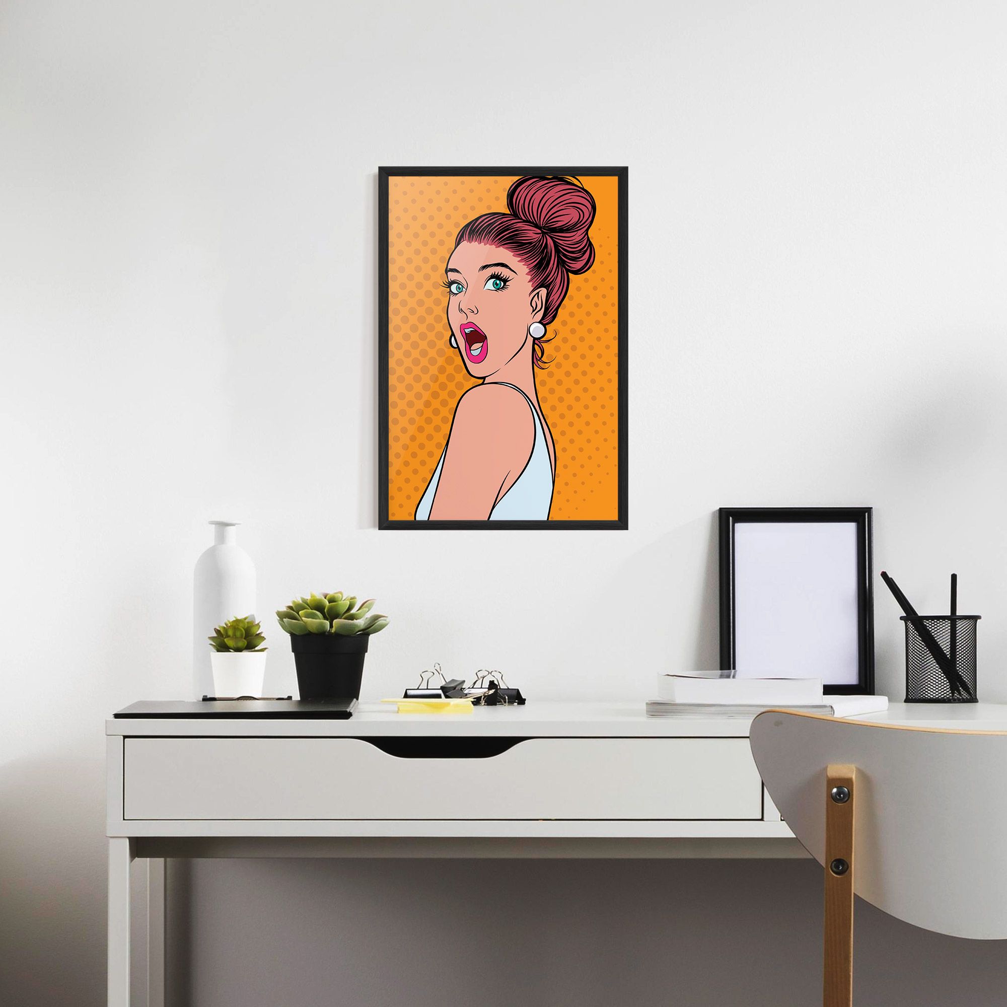 Pop Comic Lady mockup 7