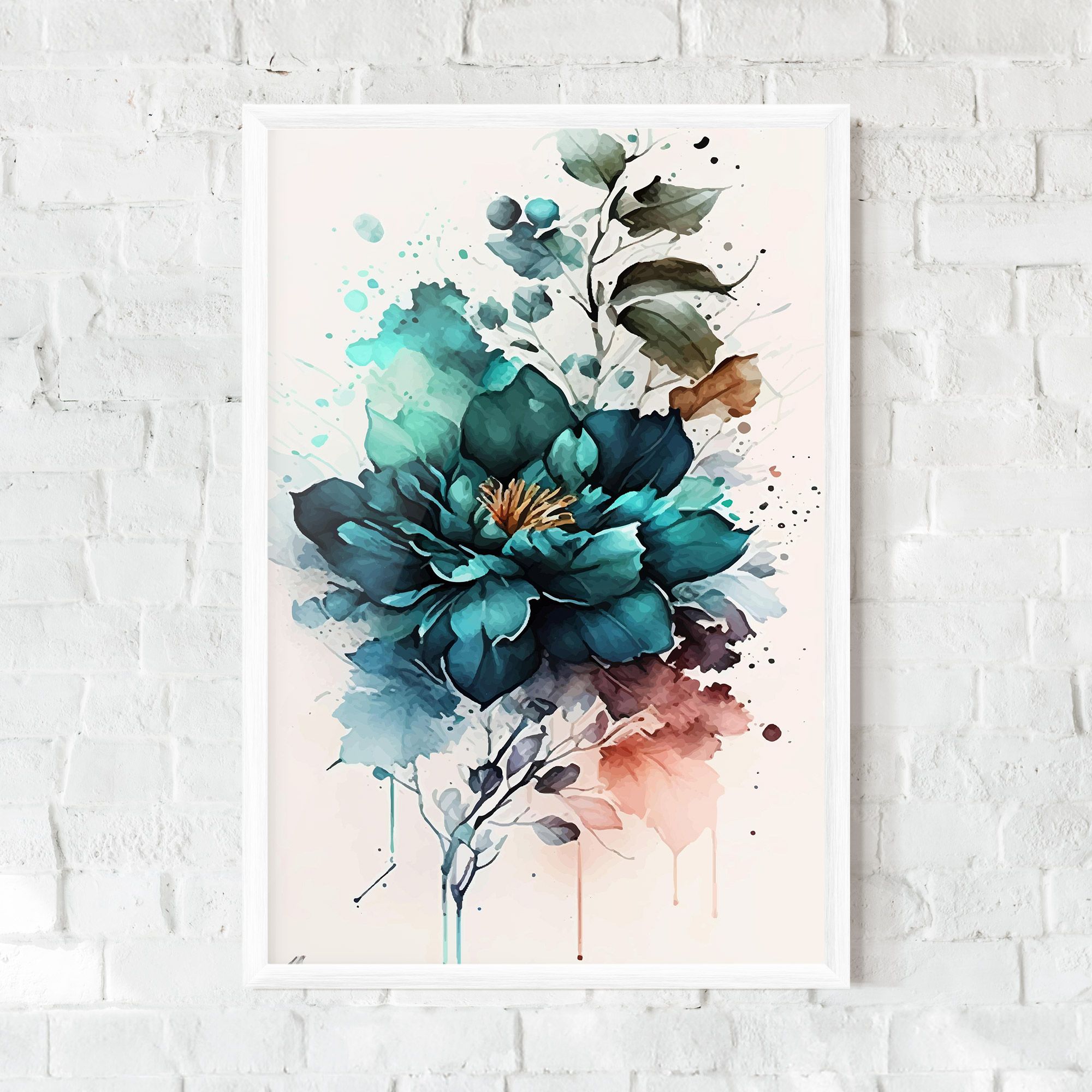Flower Watercolor mockup 0