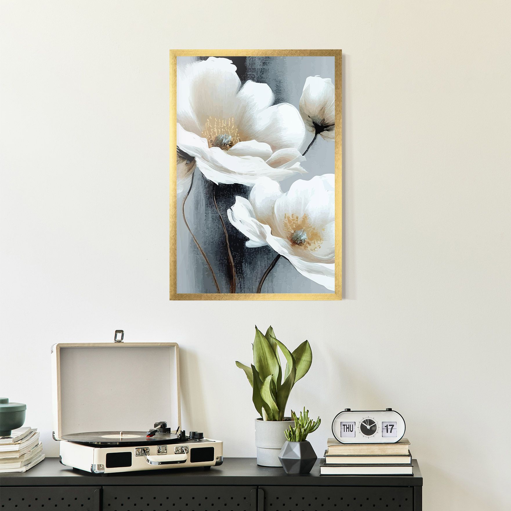 Paint Texture Flower mockup 2