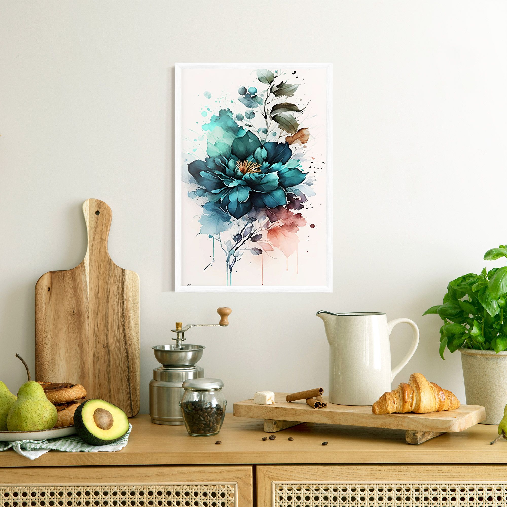 Flower Watercolor mockup 8
