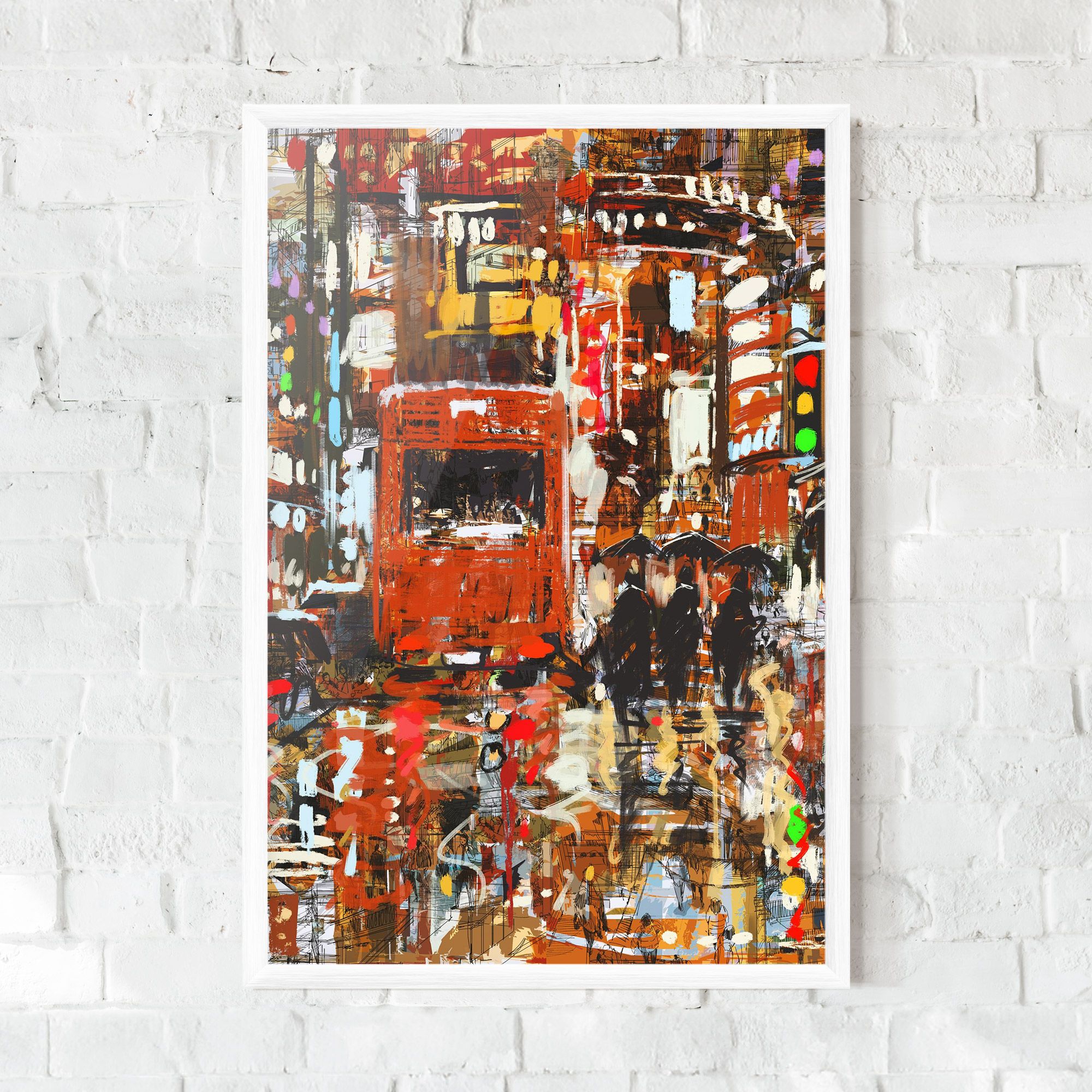 Seamless Colorful City mockup 0