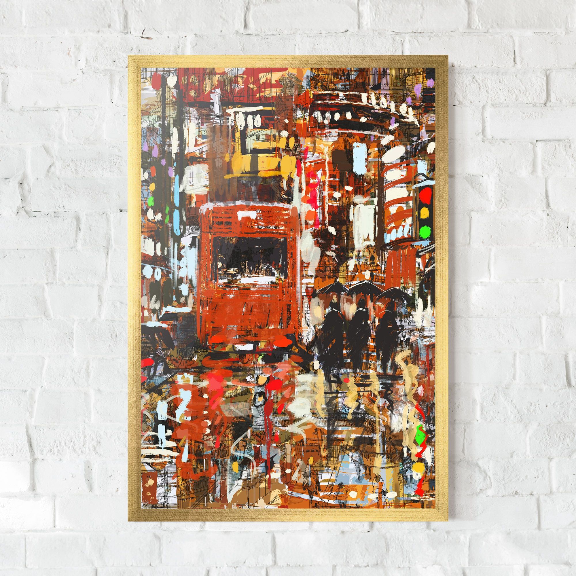 Seamless Colorful City mockup 0