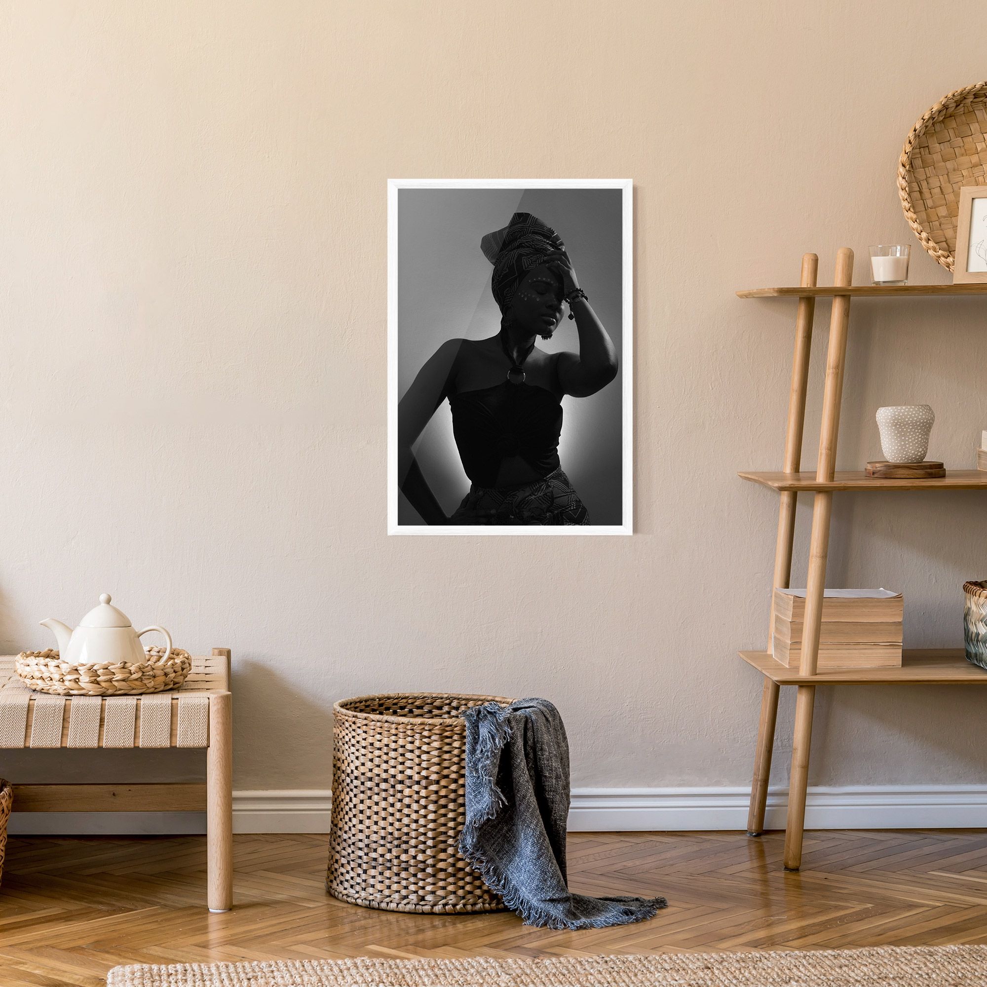 African Woman Shadow mockup 9