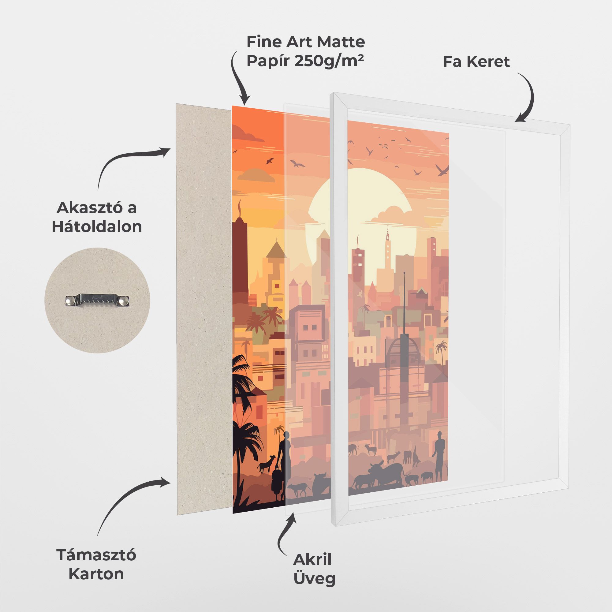 Africa City Sunset mockup 1