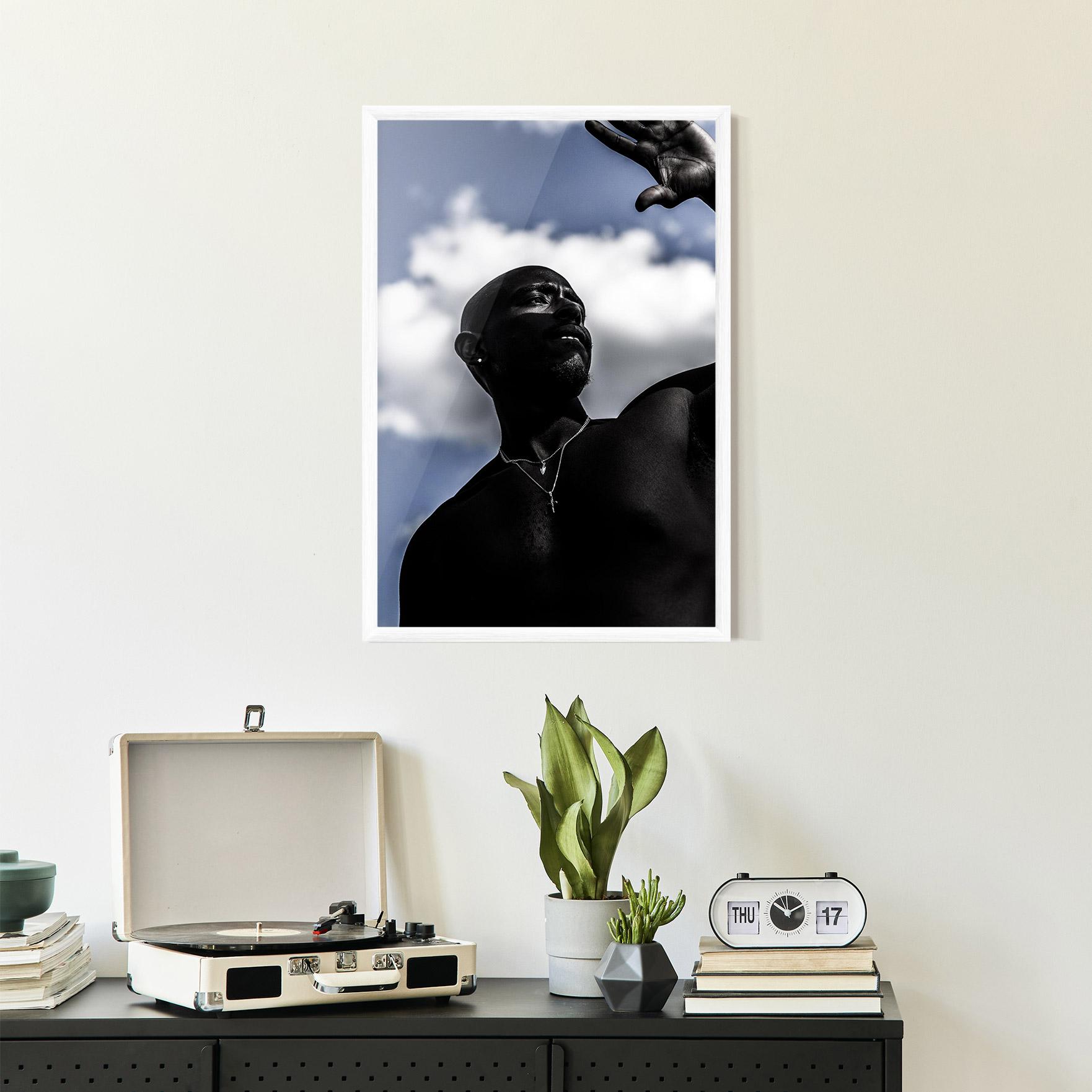 Keretezett Poszter African Blue Sky mockup 2