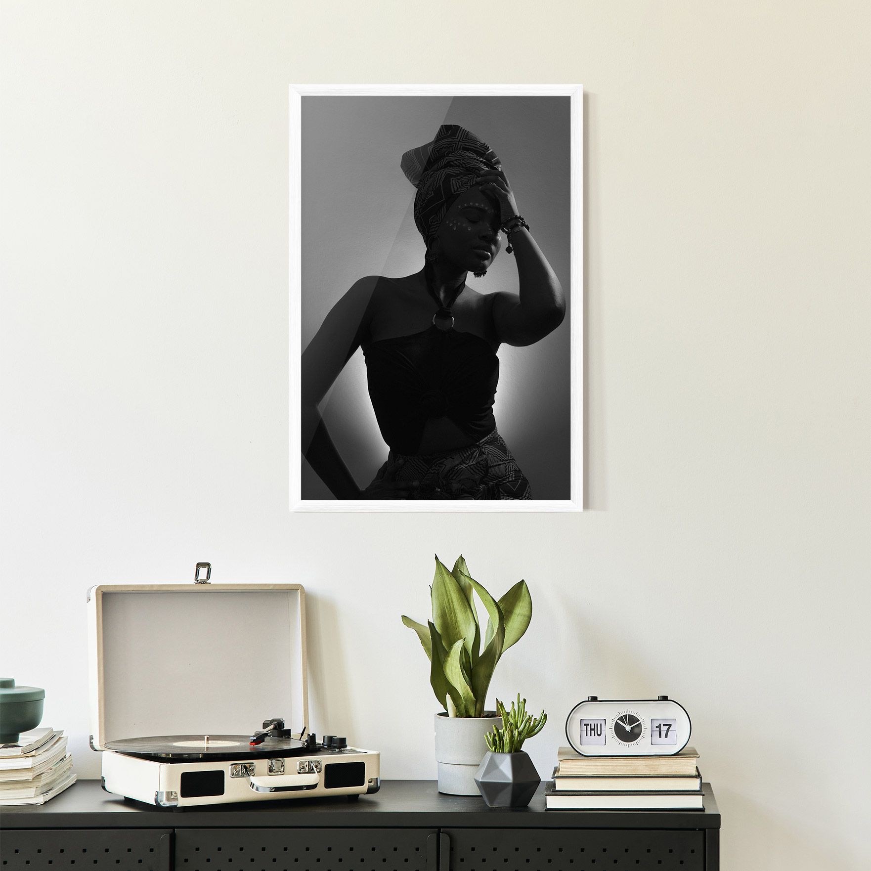 African Woman Shadow mockup 2