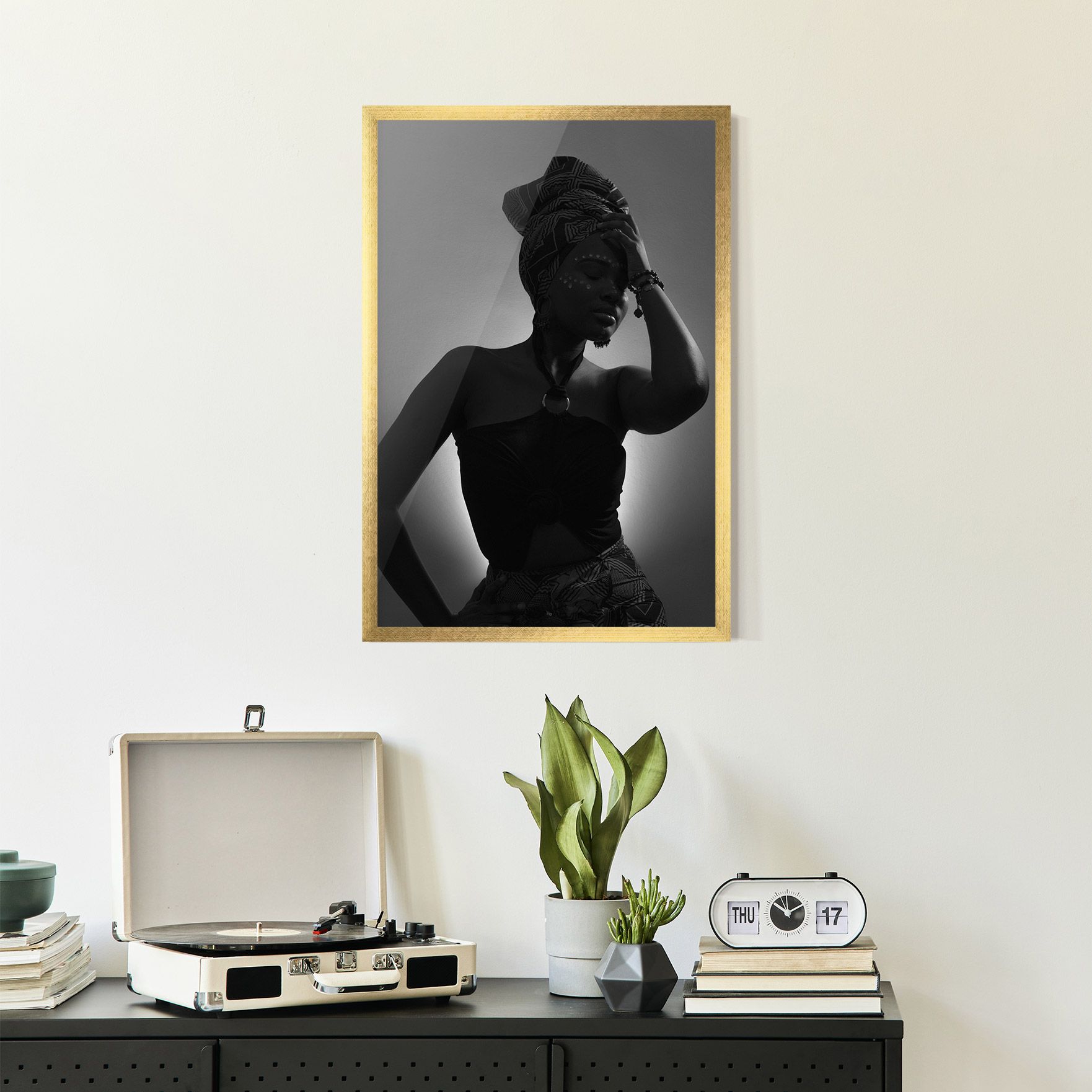 African Woman Shadow mockup 2
