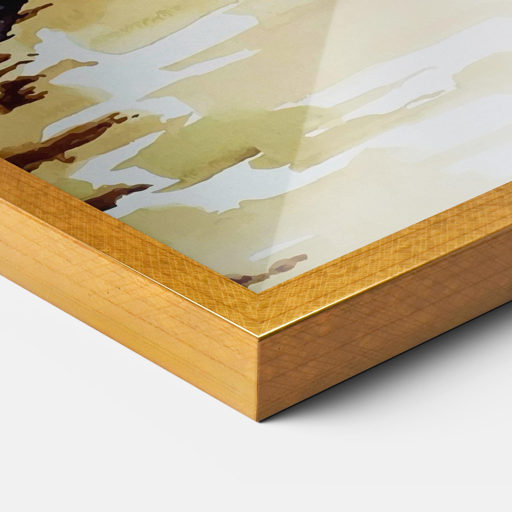 Keretezett Poszter African City mockup 3