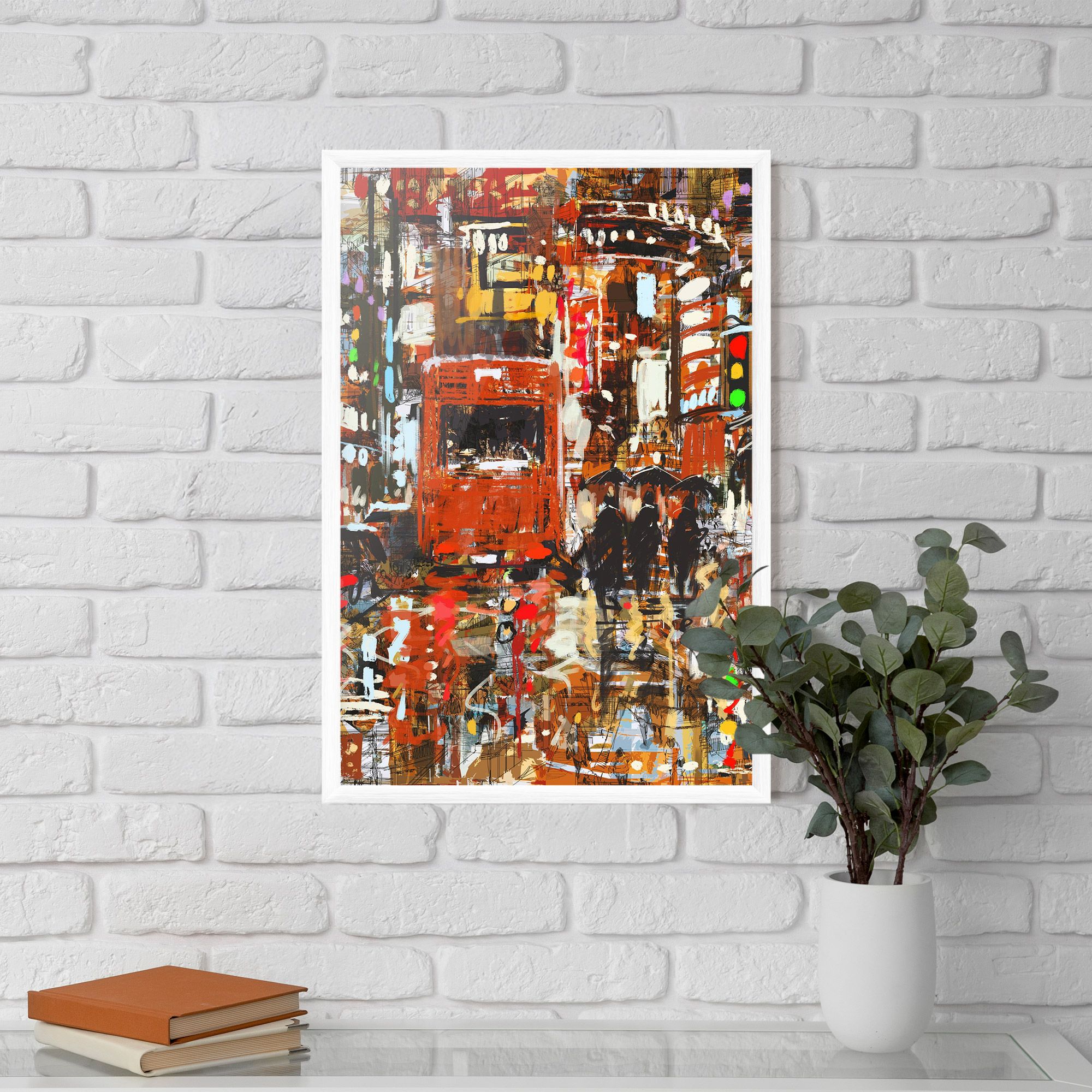 Seamless Colorful City mockup 5