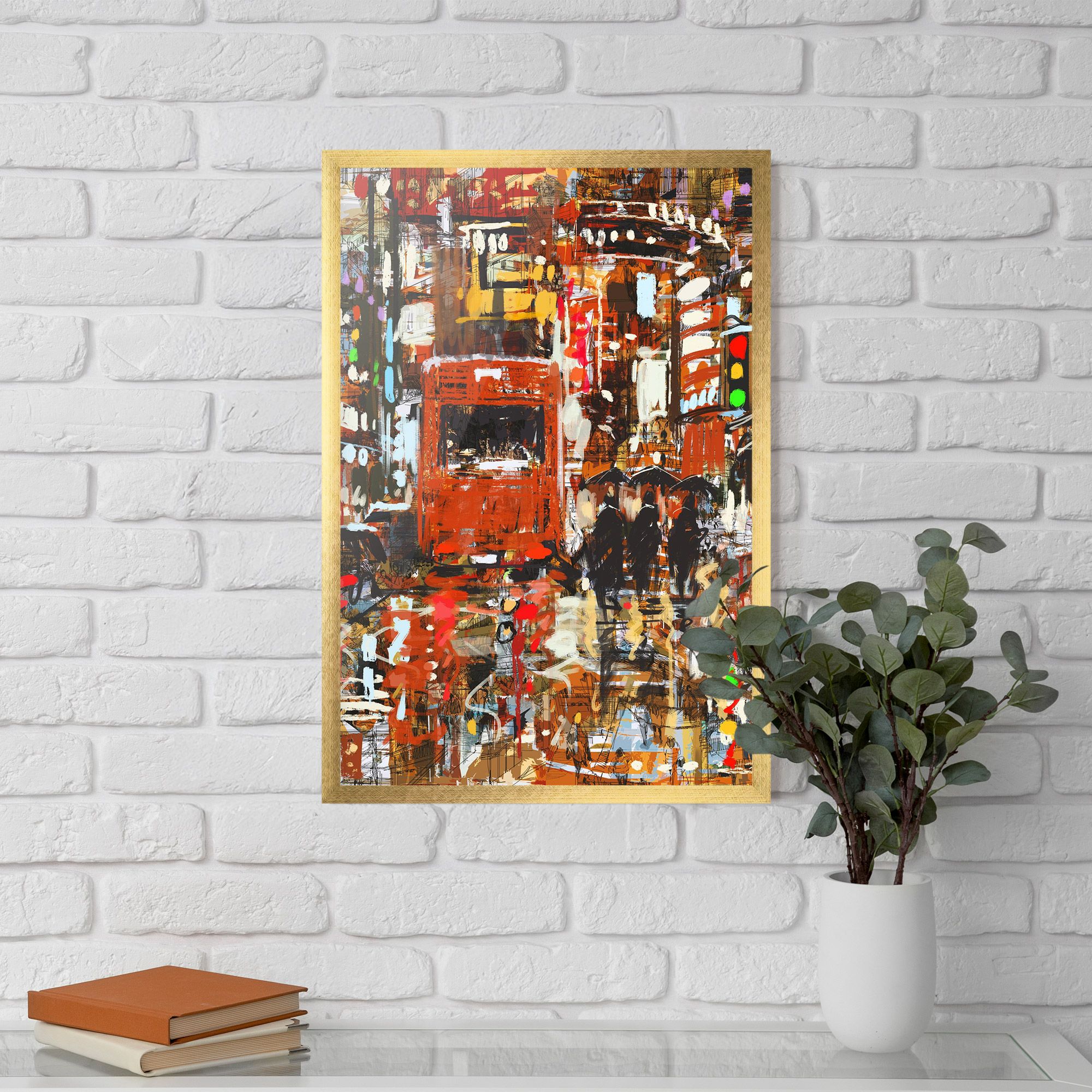 Seamless Colorful City mockup 5