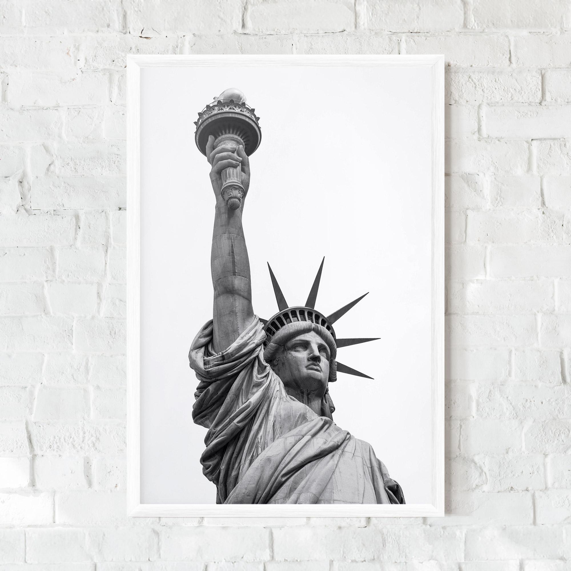Keretezett Poszter Liberty Statue mockup 0
