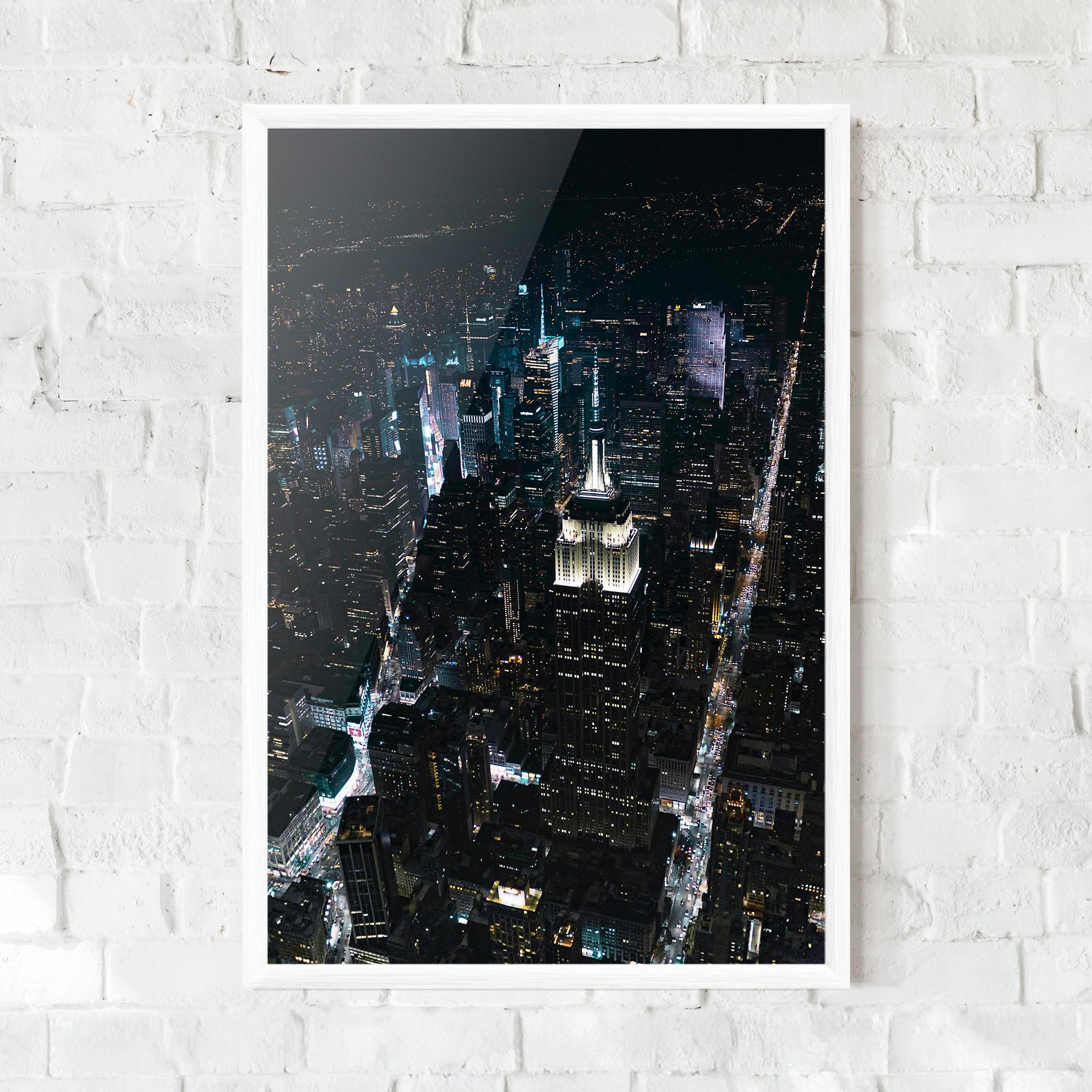 Keretezett Poszter Night Landscape mockup 0