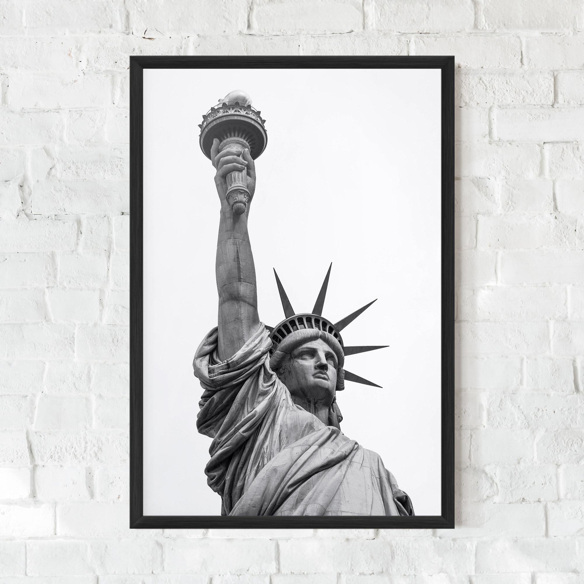 Keretezett Poszter Liberty Statue mockup 0