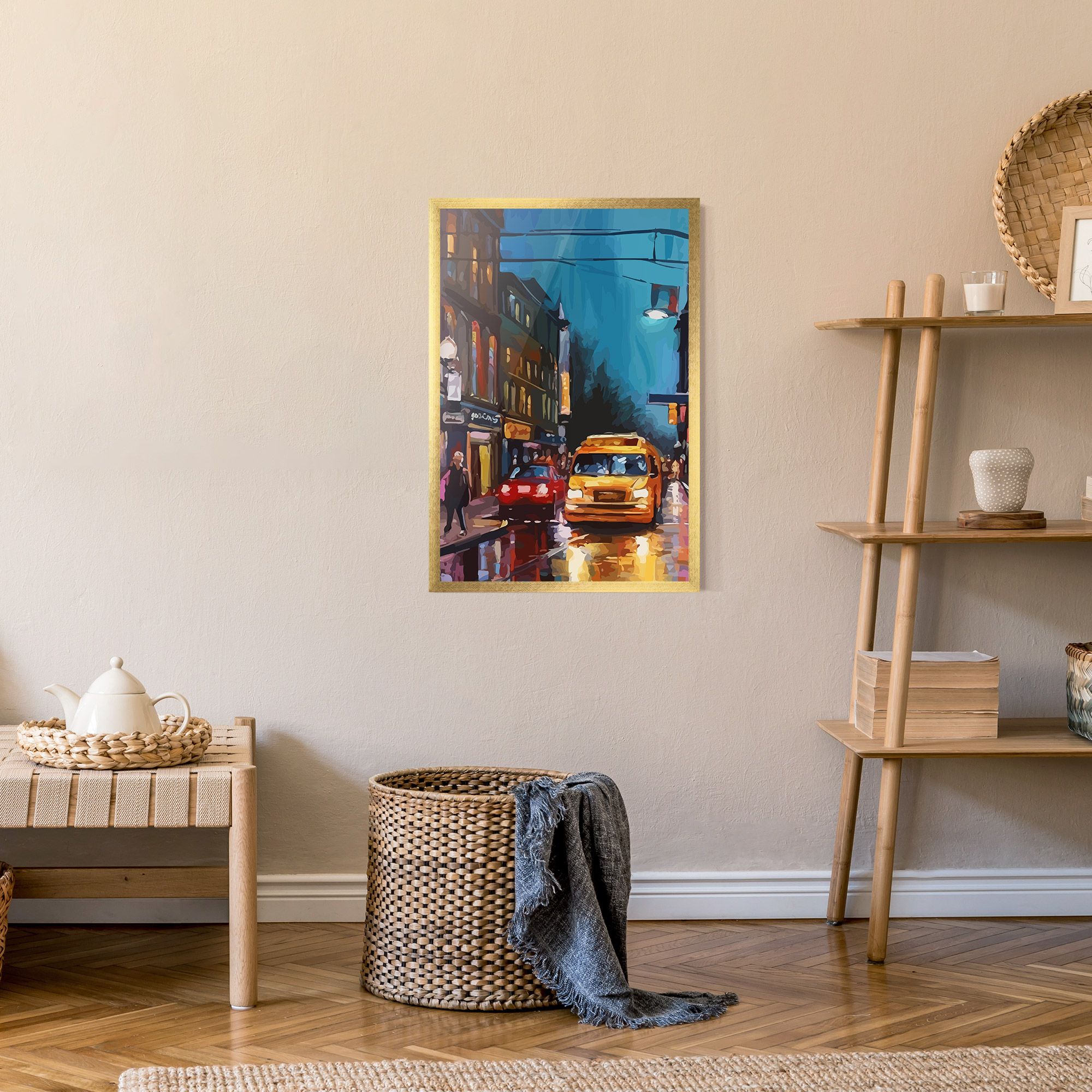 Yellow Car City mockup 9