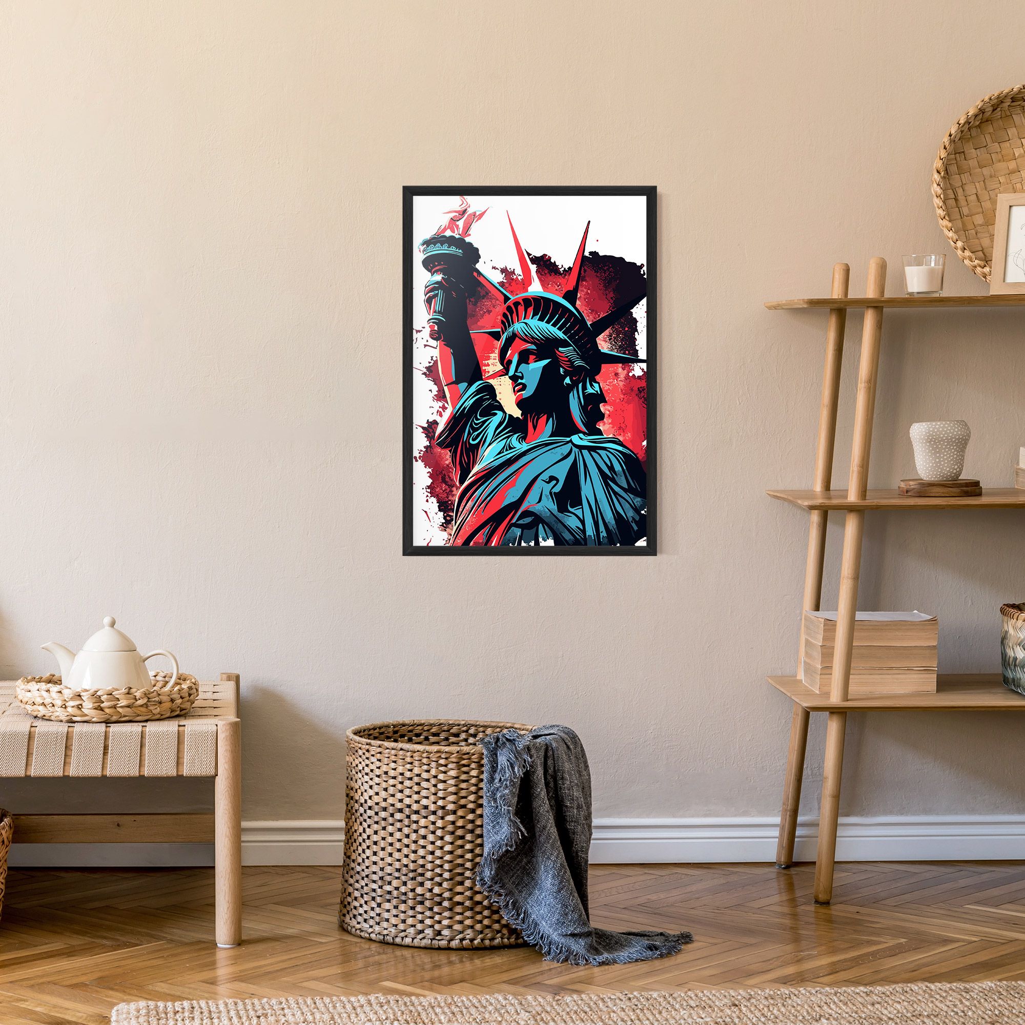 Liberty Statue Art mockup 9