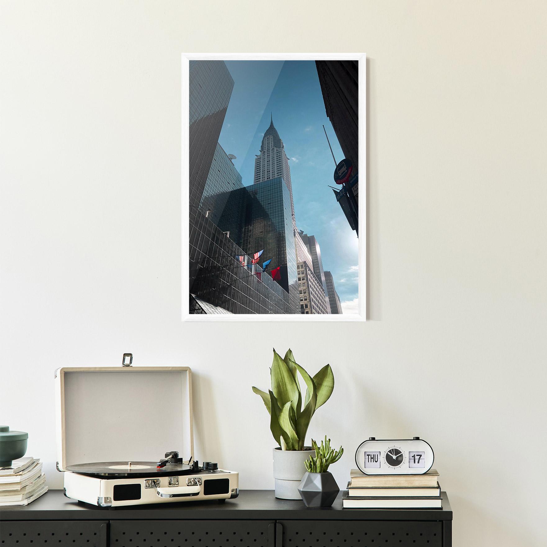 Keretezett Poszter Big Glass Tower mockup 2