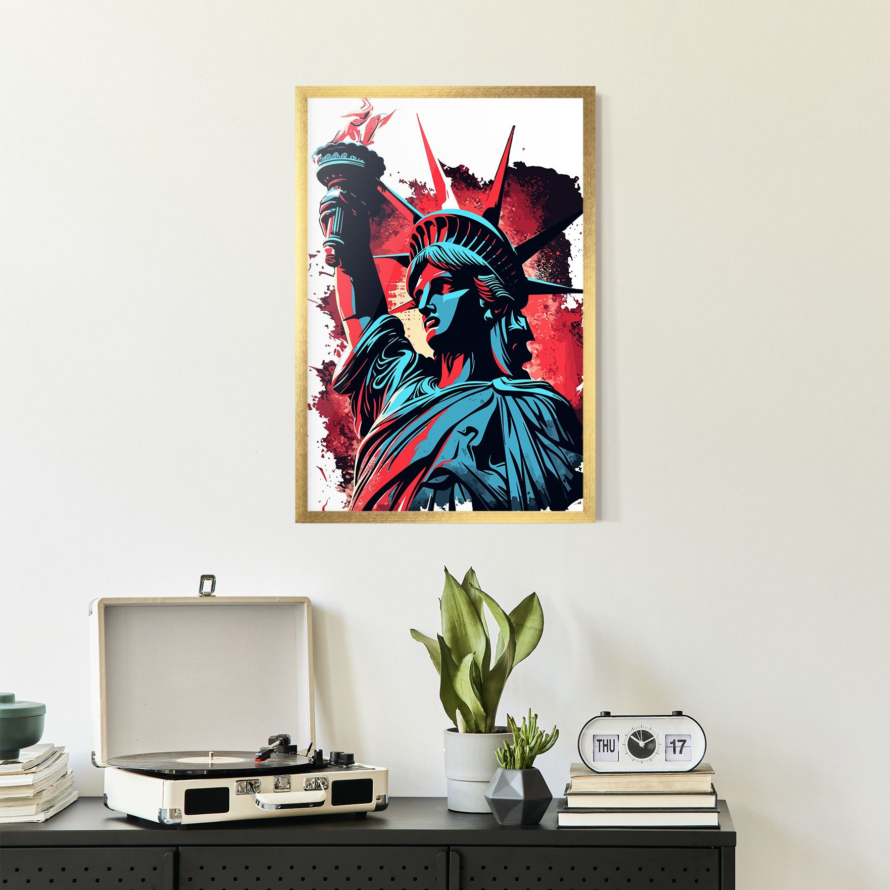 Liberty Statue Art mockup 2