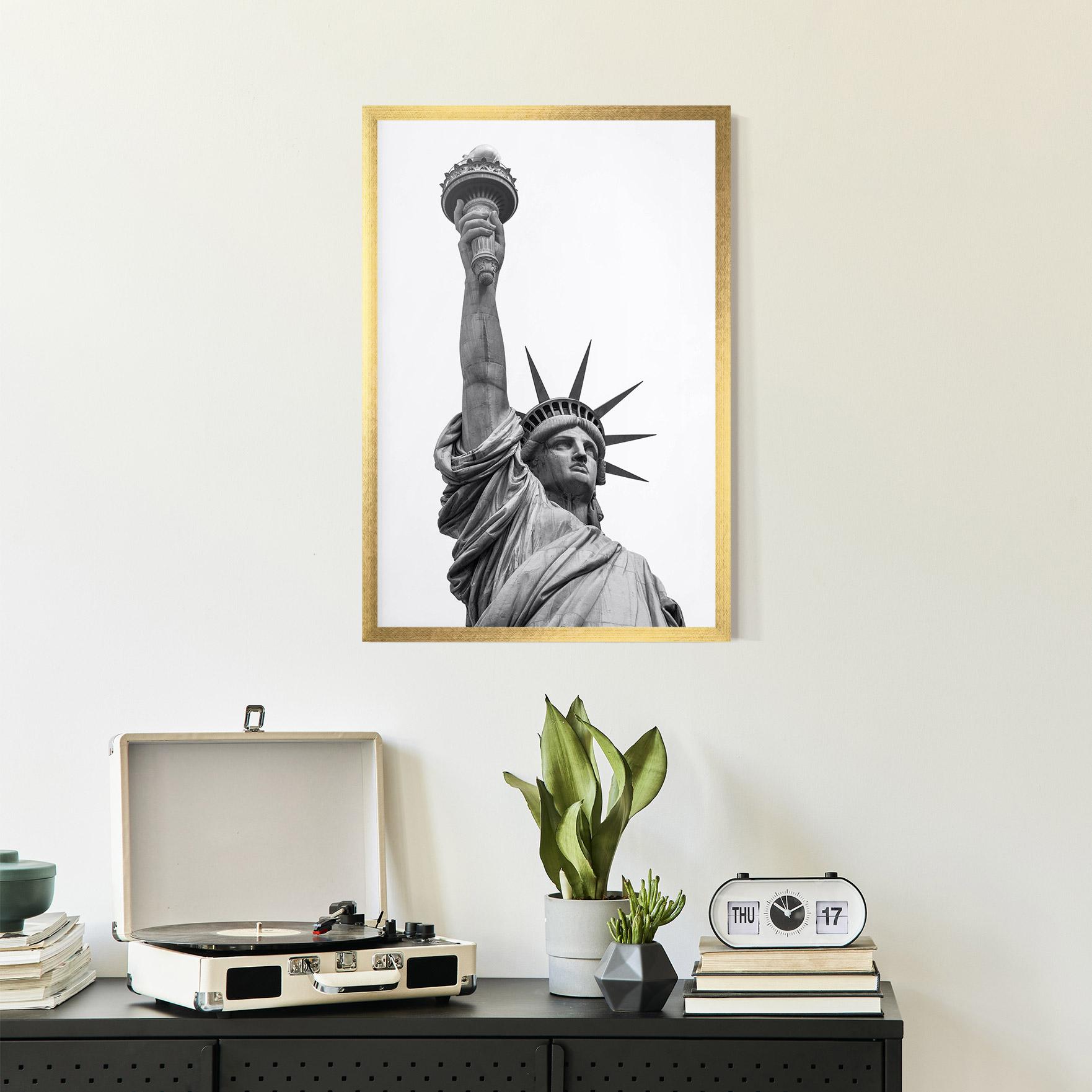 Keretezett Poszter Liberty Statue mockup 2
