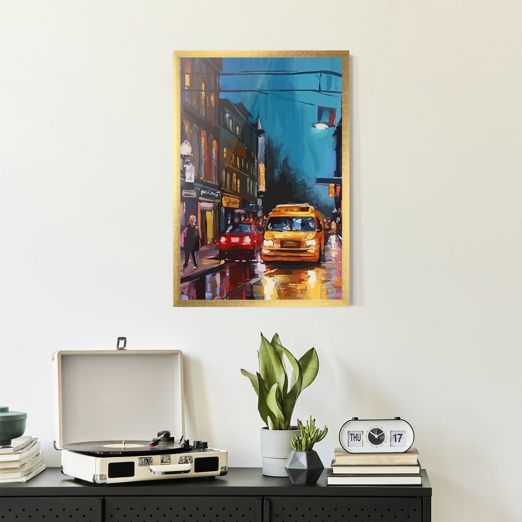 Yellow Car City mockup 2