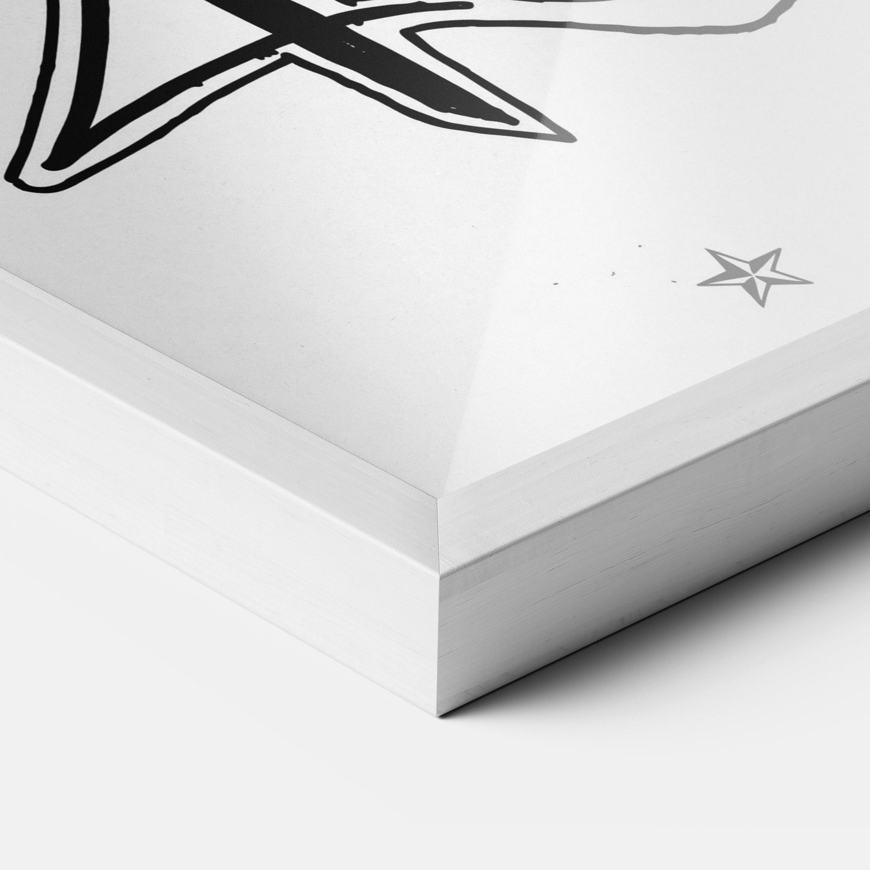 Keretezett Poszter Head Of Liberty Statue mockup 3