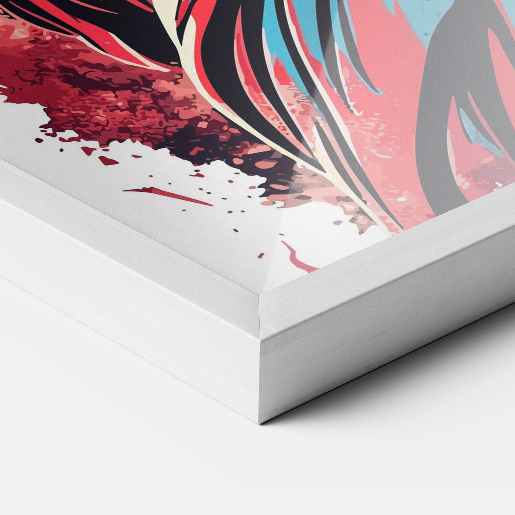 Keretezett Poszter Liberty Statue Art mockup 3