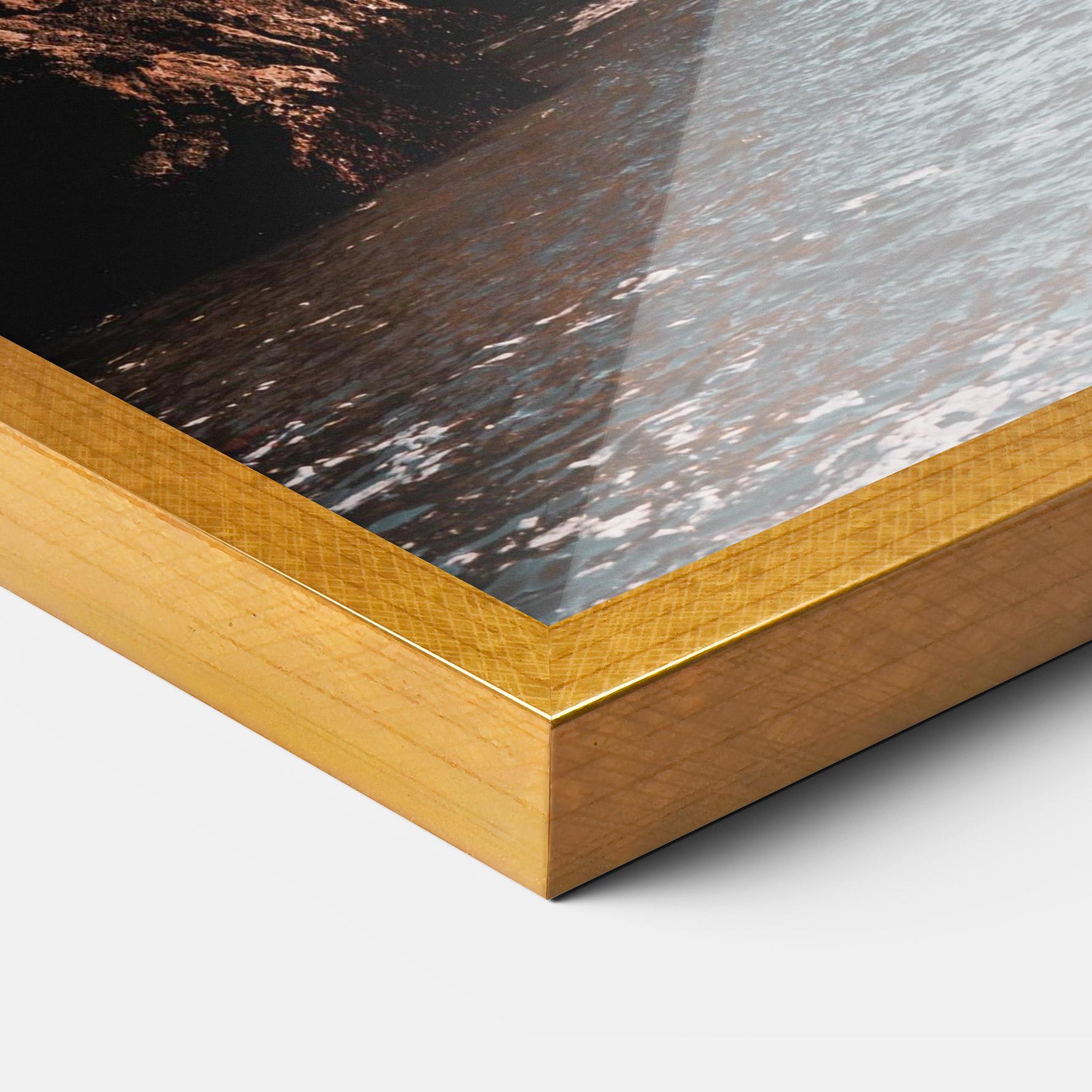 Keretezett Poszter Water Red Bridge mockup 3