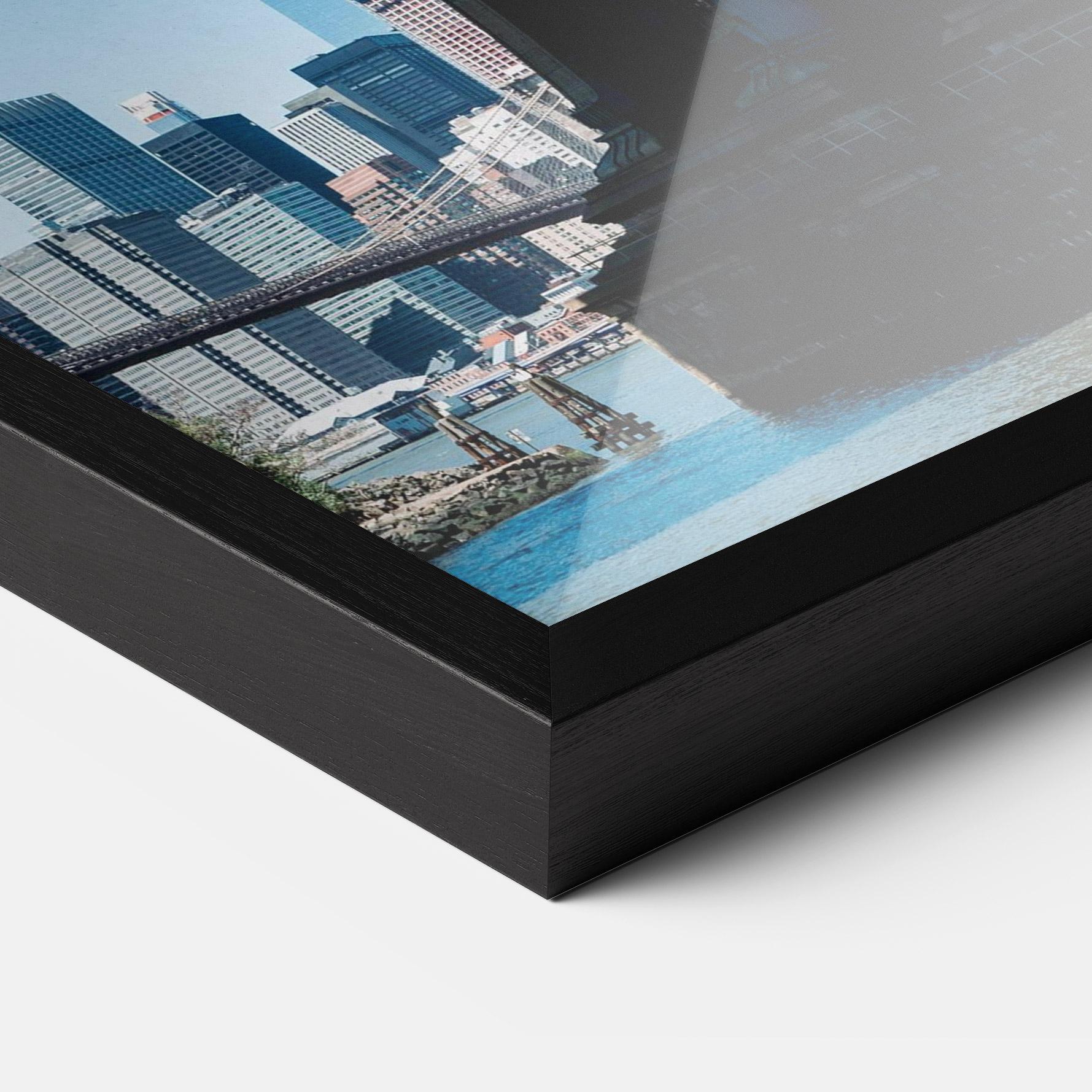 Keretezett Poszter Blue Sky Bridge mockup 3