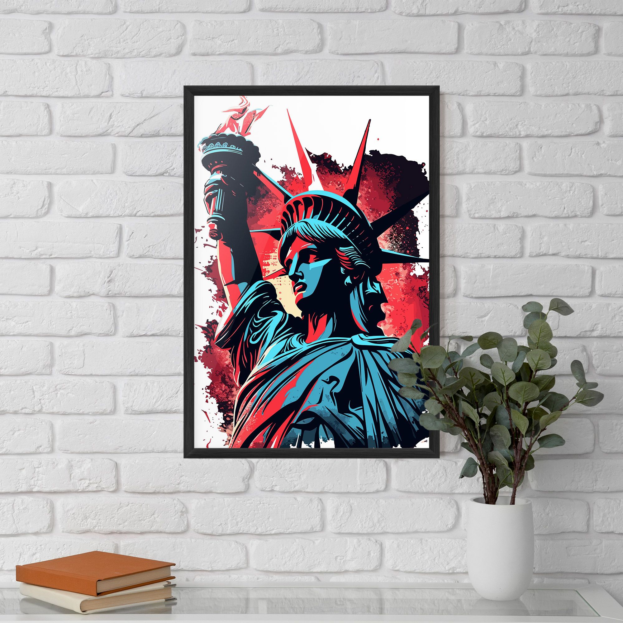 Liberty Statue Art mockup 5