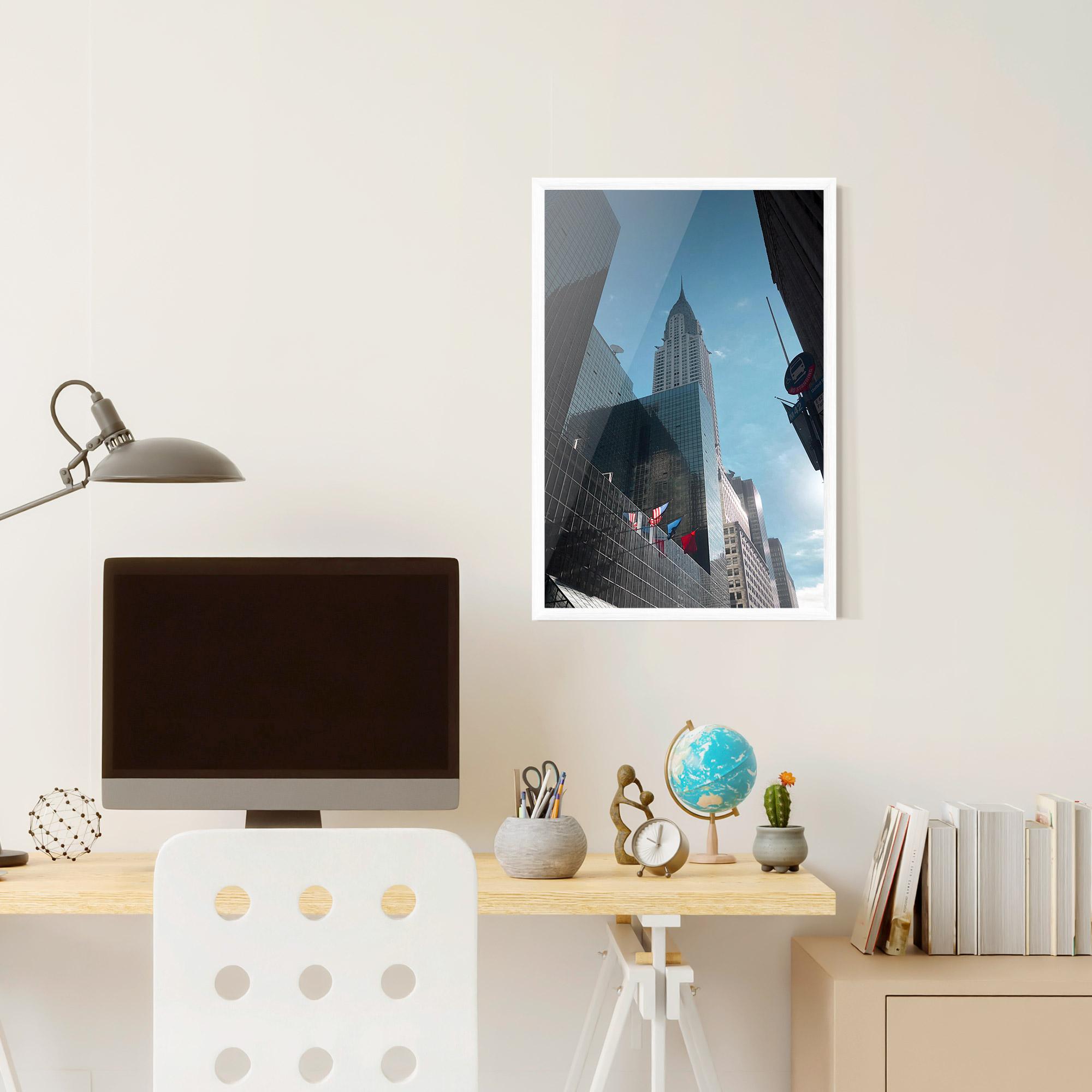 Keretezett Poszter Big Glass Tower mockup 6