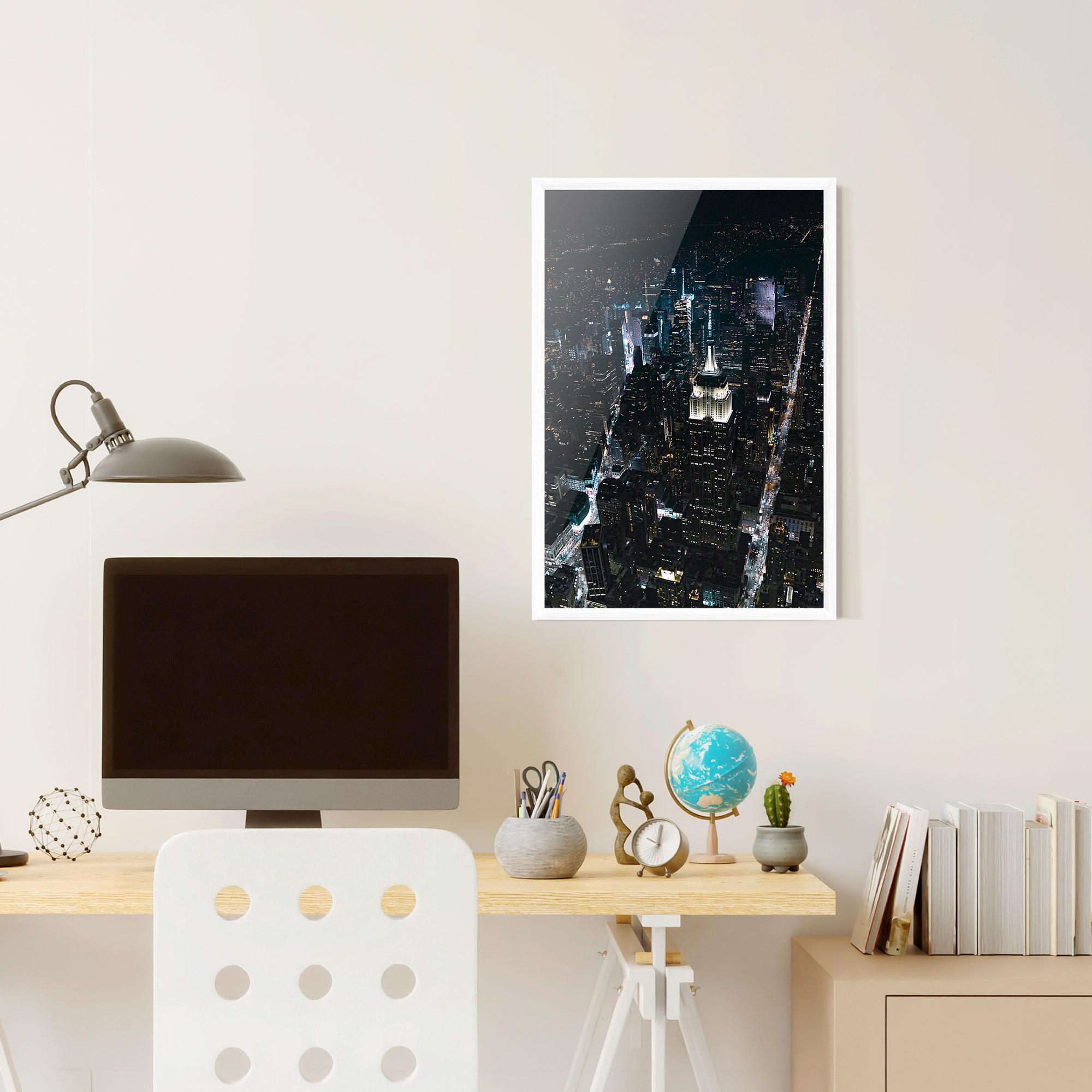 Keretezett Poszter Night Landscape mockup 6