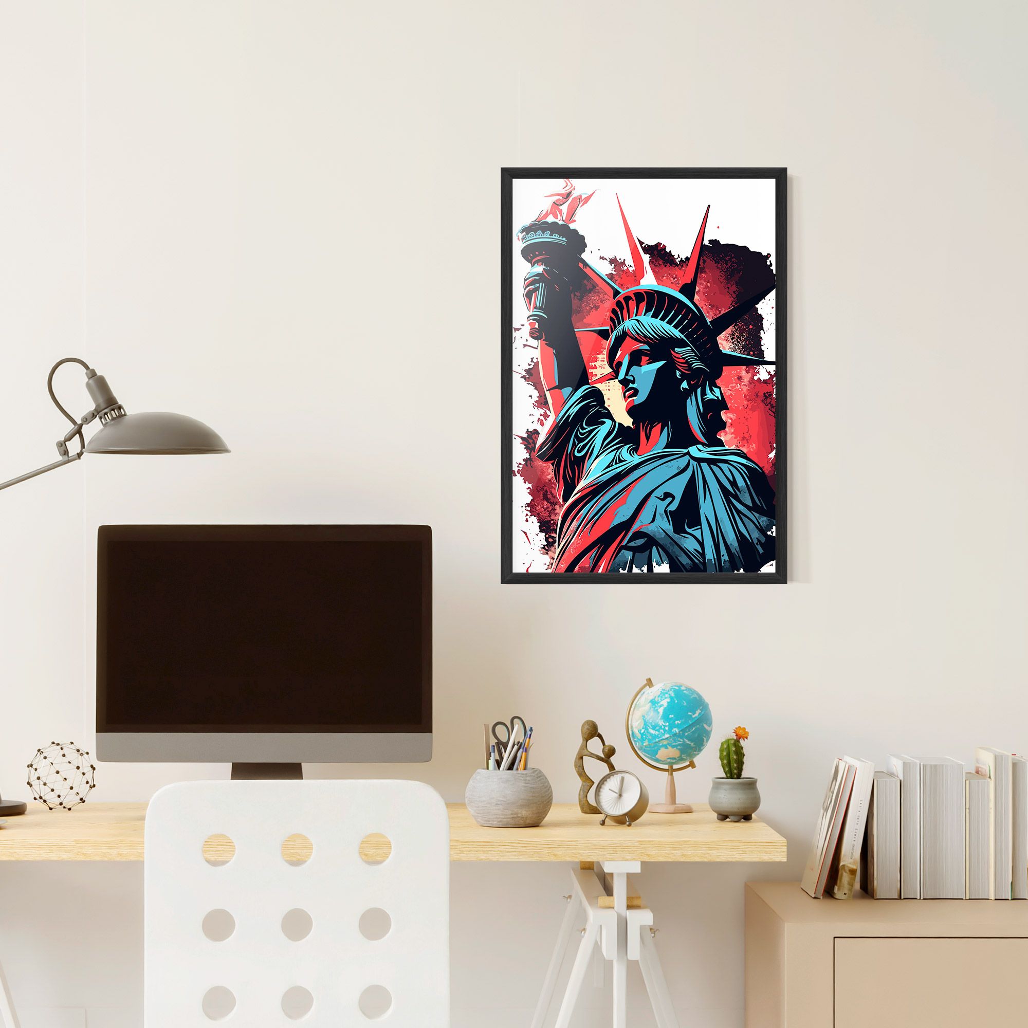 Liberty Statue Art mockup 6