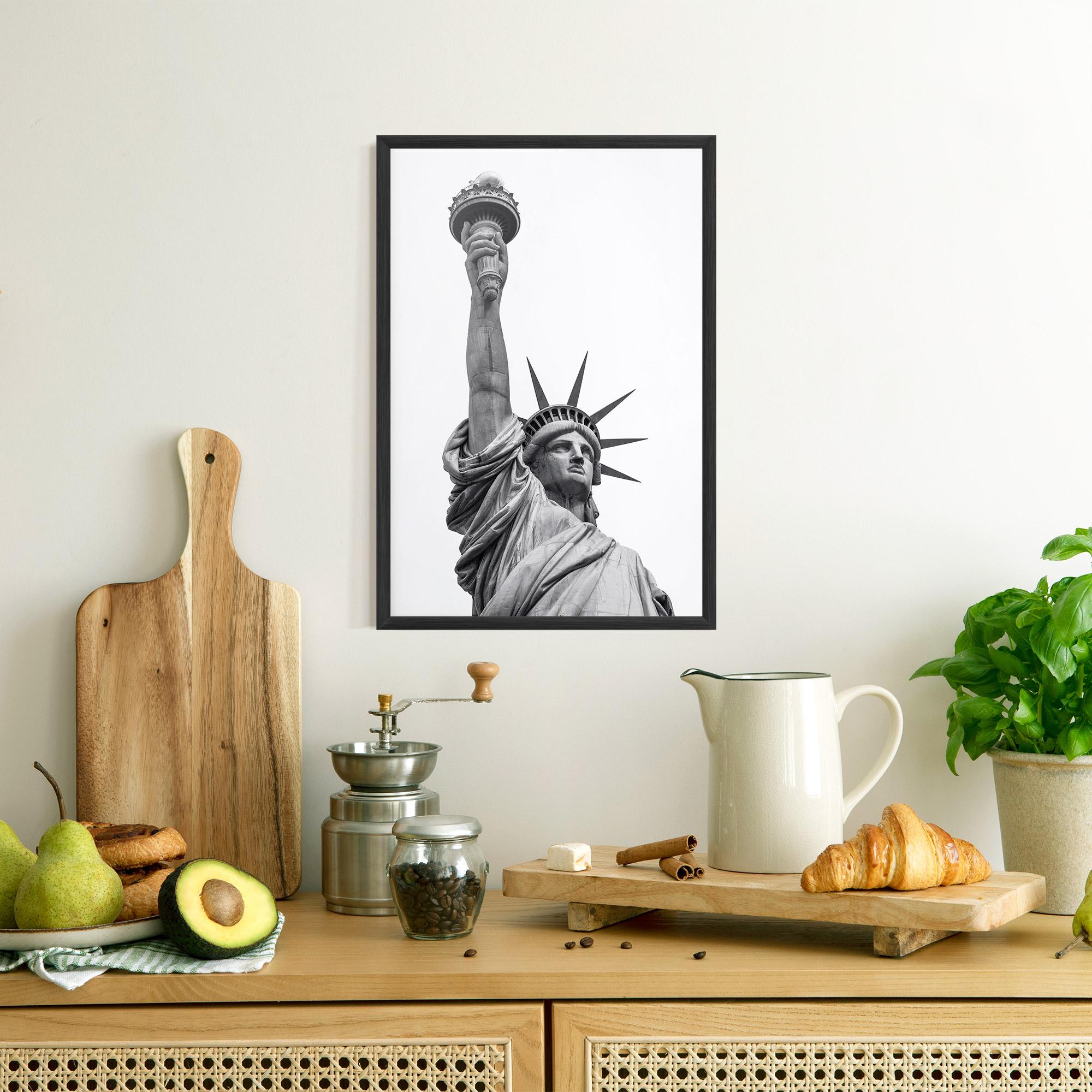 Keretezett Poszter Liberty Statue mockup 8