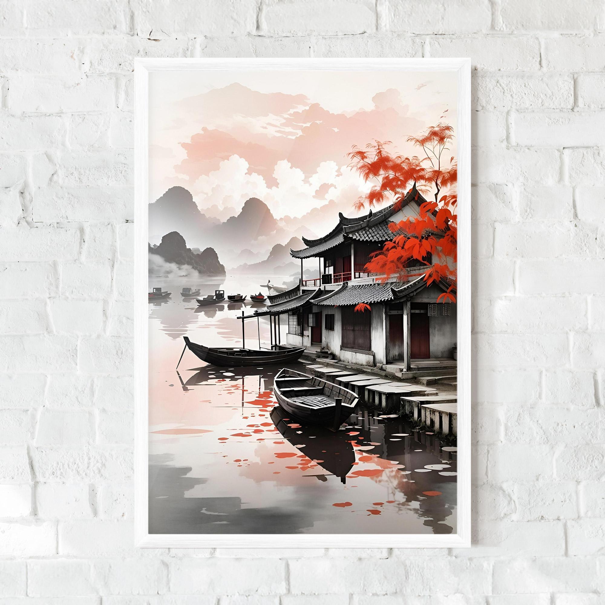 Keretezett Poszter Architecture Reflections mockup 0