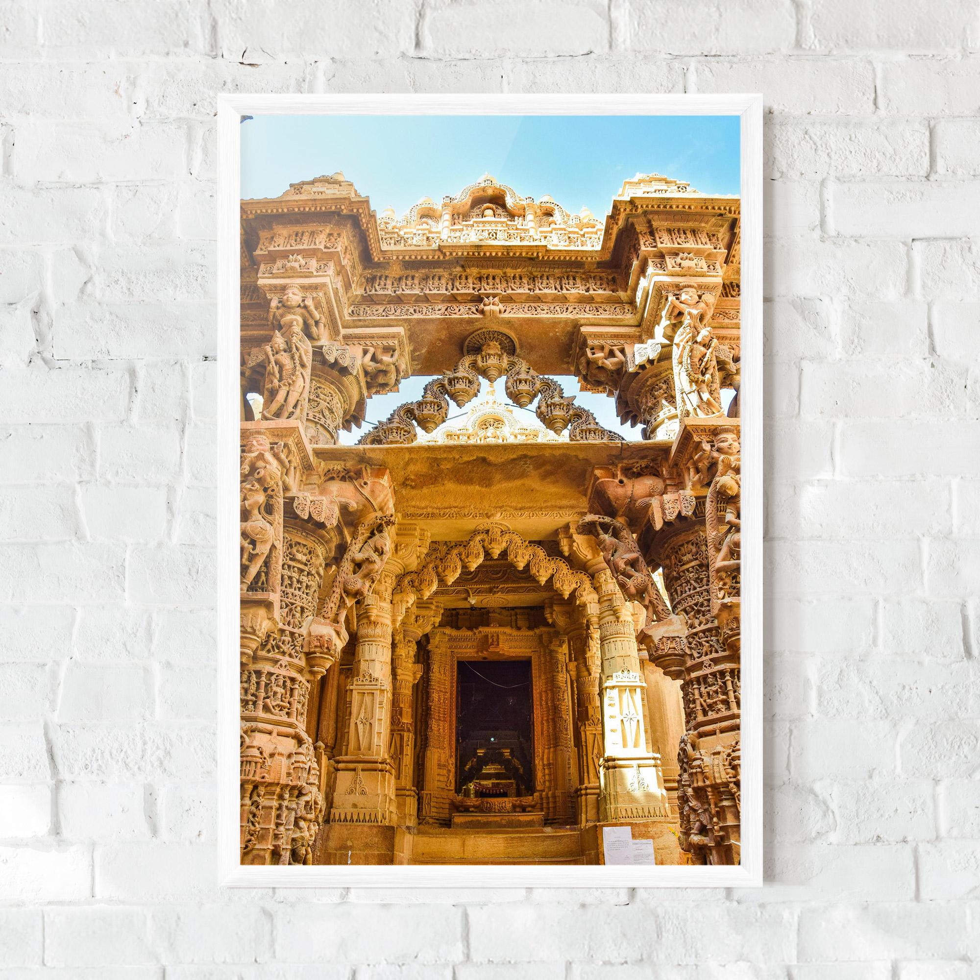 Keretezett Poszter Temples Of Jaisalmer mockup 0