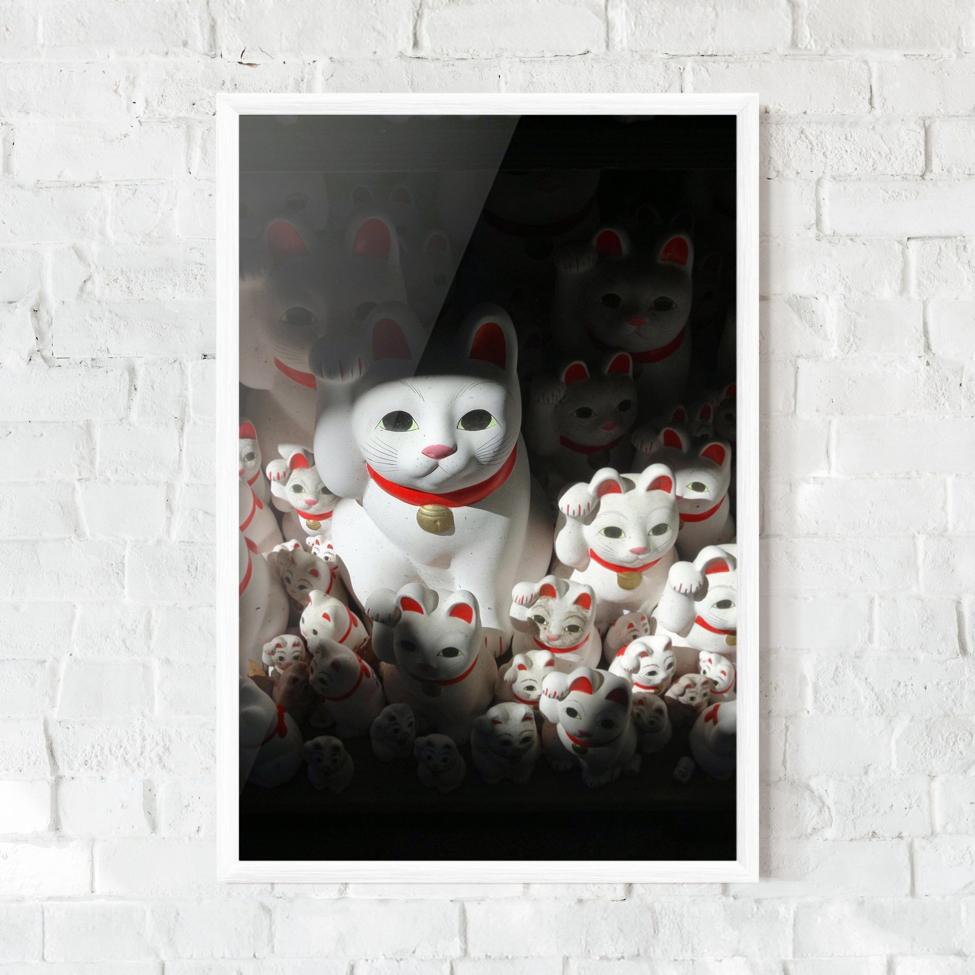 White Lucky Cats mockup 0