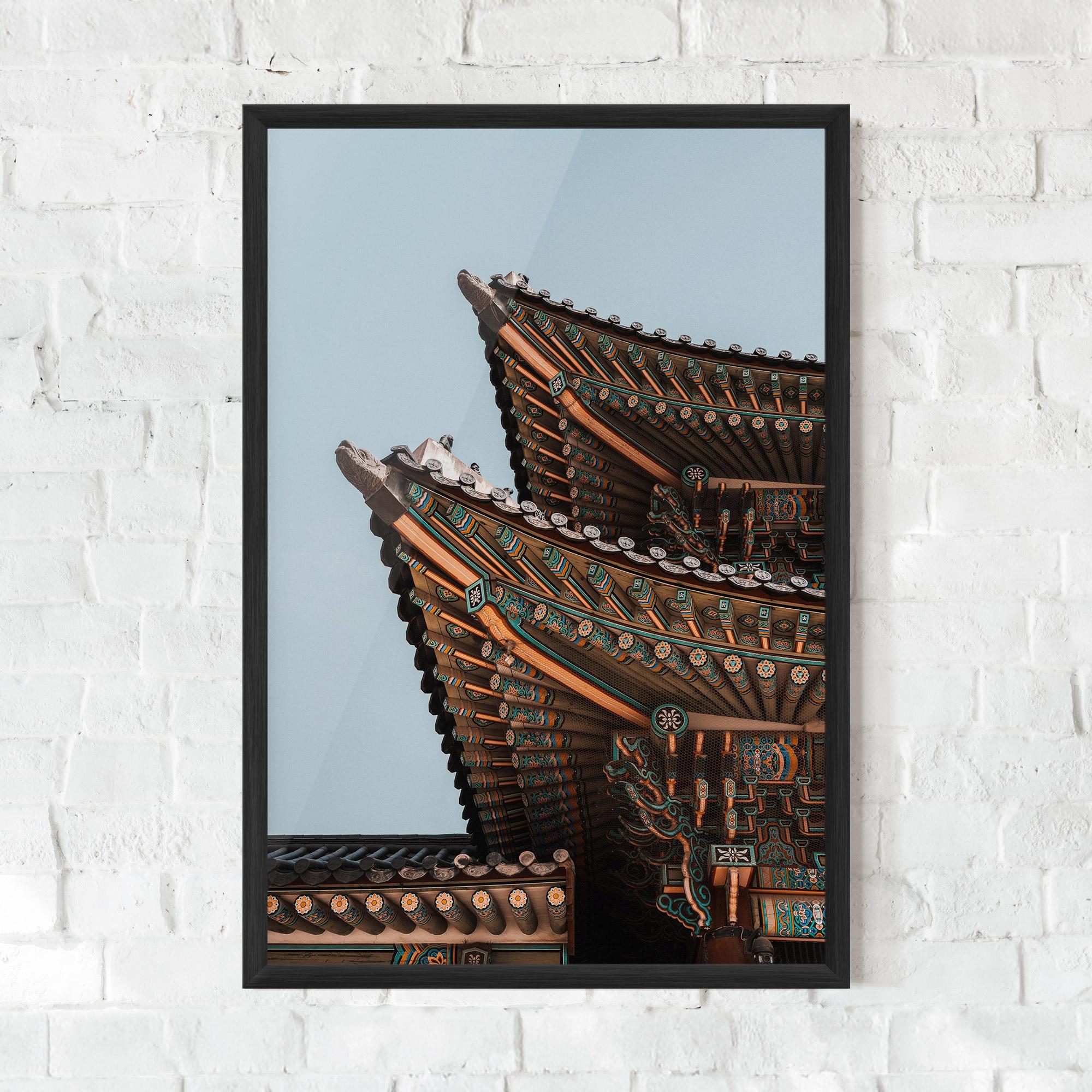 Keretezett Poszter Gyeongbokgung mockup 0