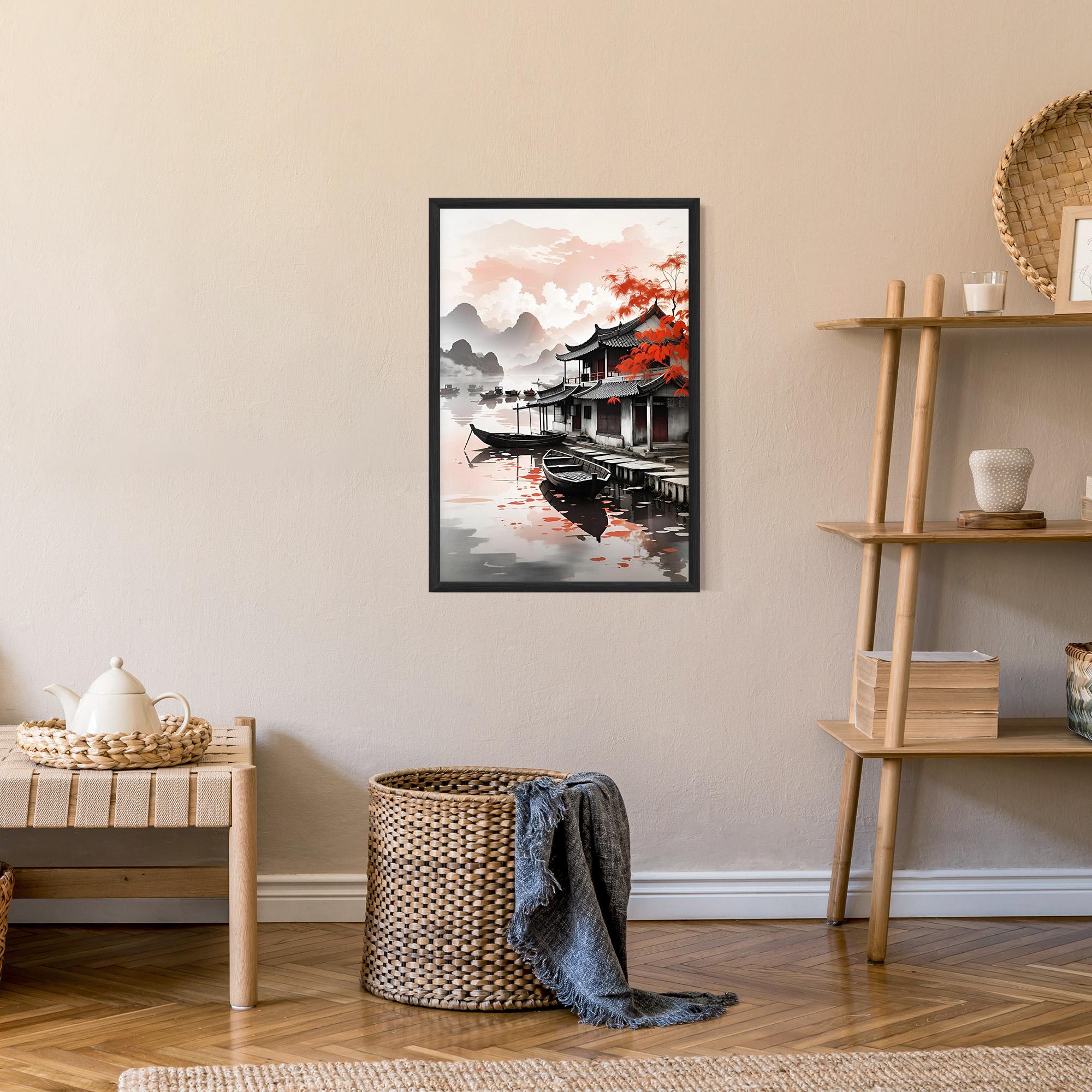 Keretezett Poszter Architecture Reflections mockup 9