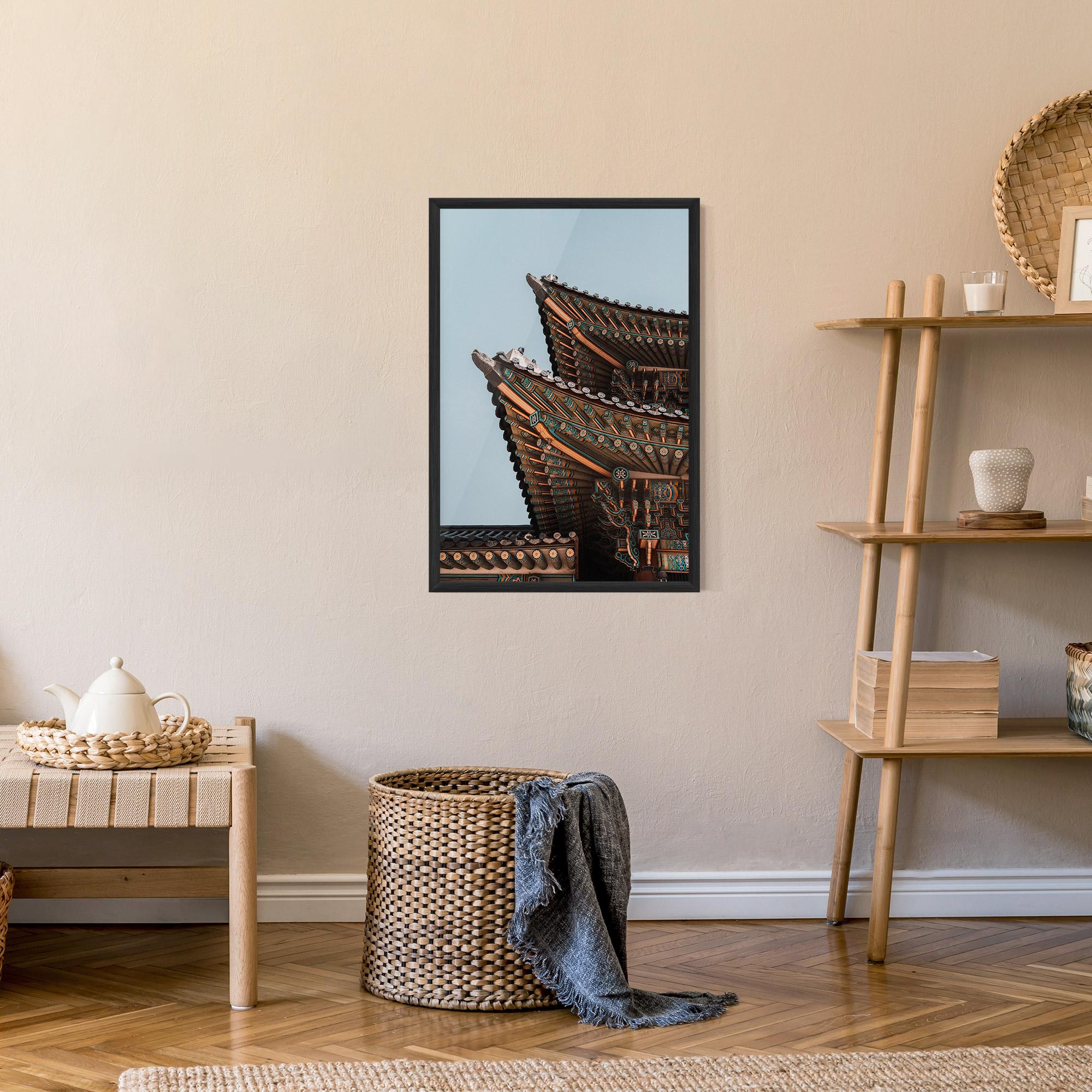 Keretezett Poszter Gyeongbokgung mockup 9