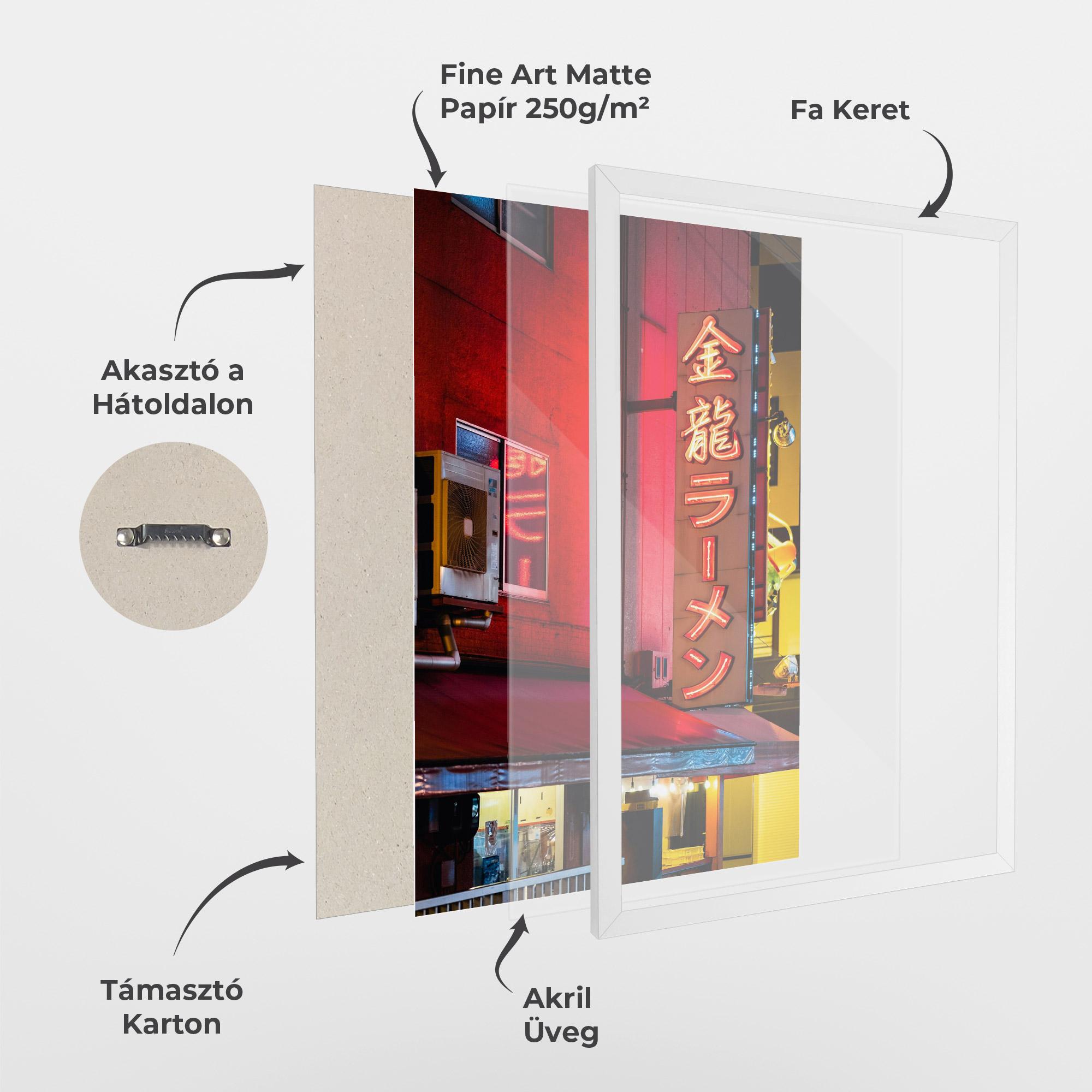 Keretezett Poszter Ramen Restaurant mockup 1