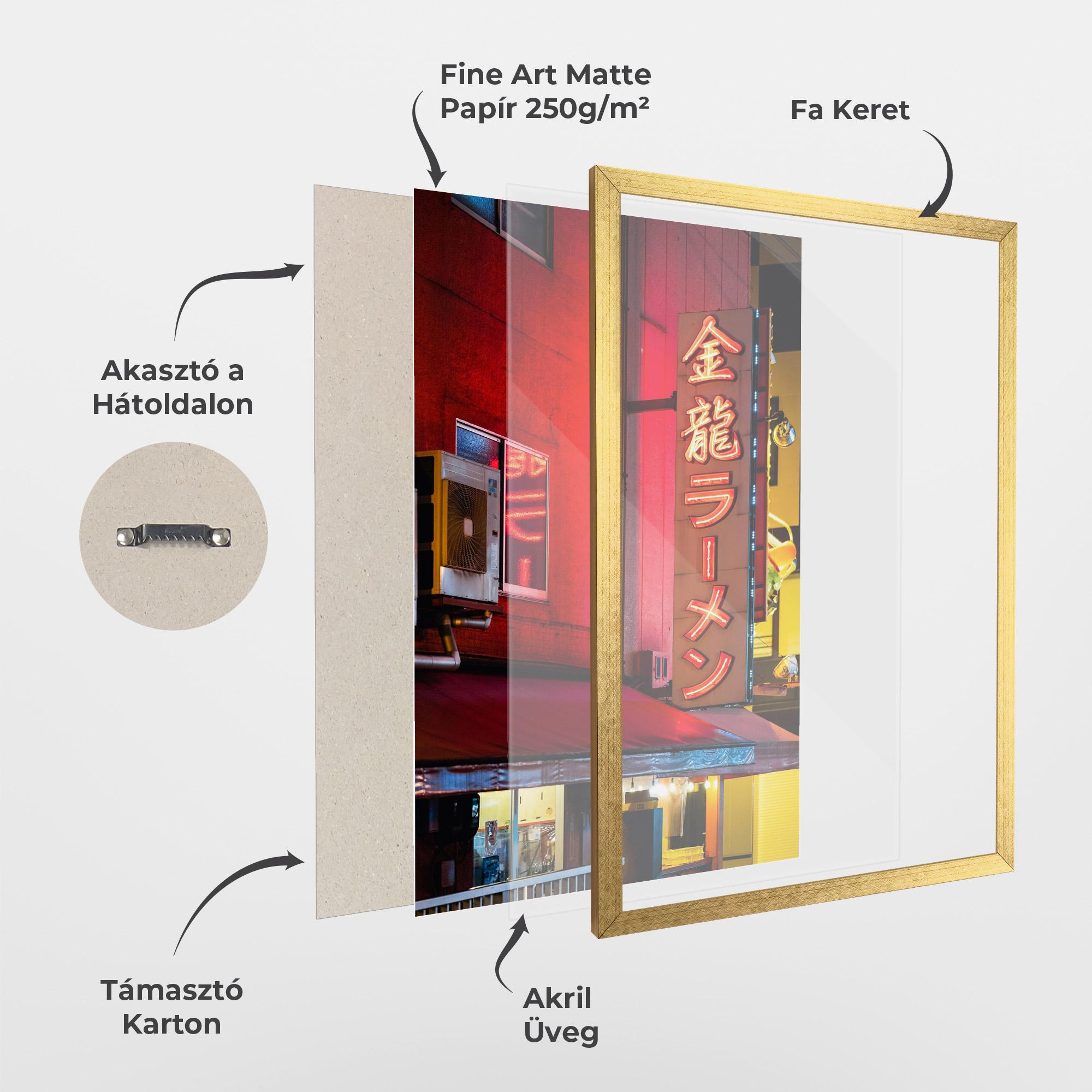 Keretezett Poszter Ramen Restaurant mockup 1