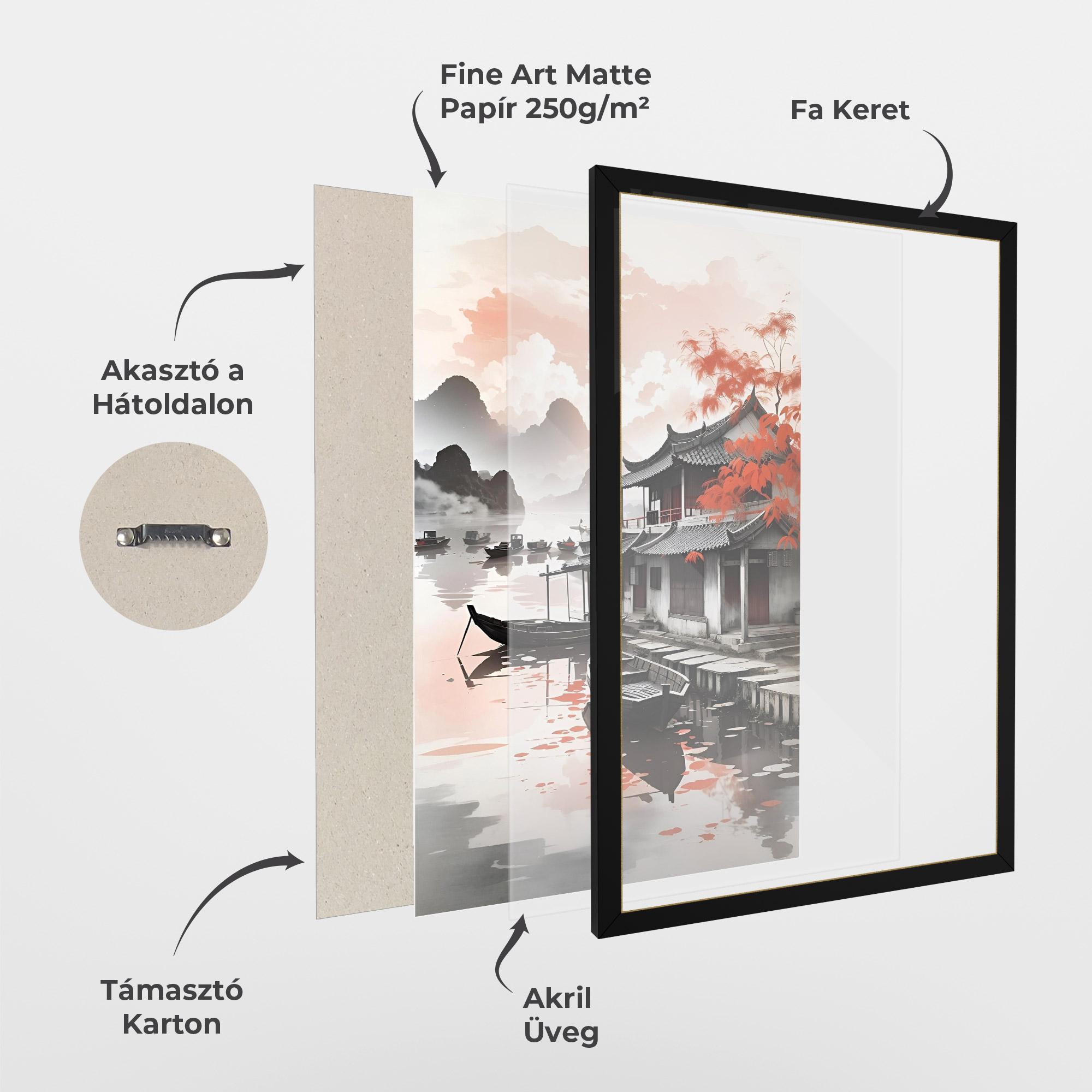 Keretezett Poszter Architecture Reflections mockup 1