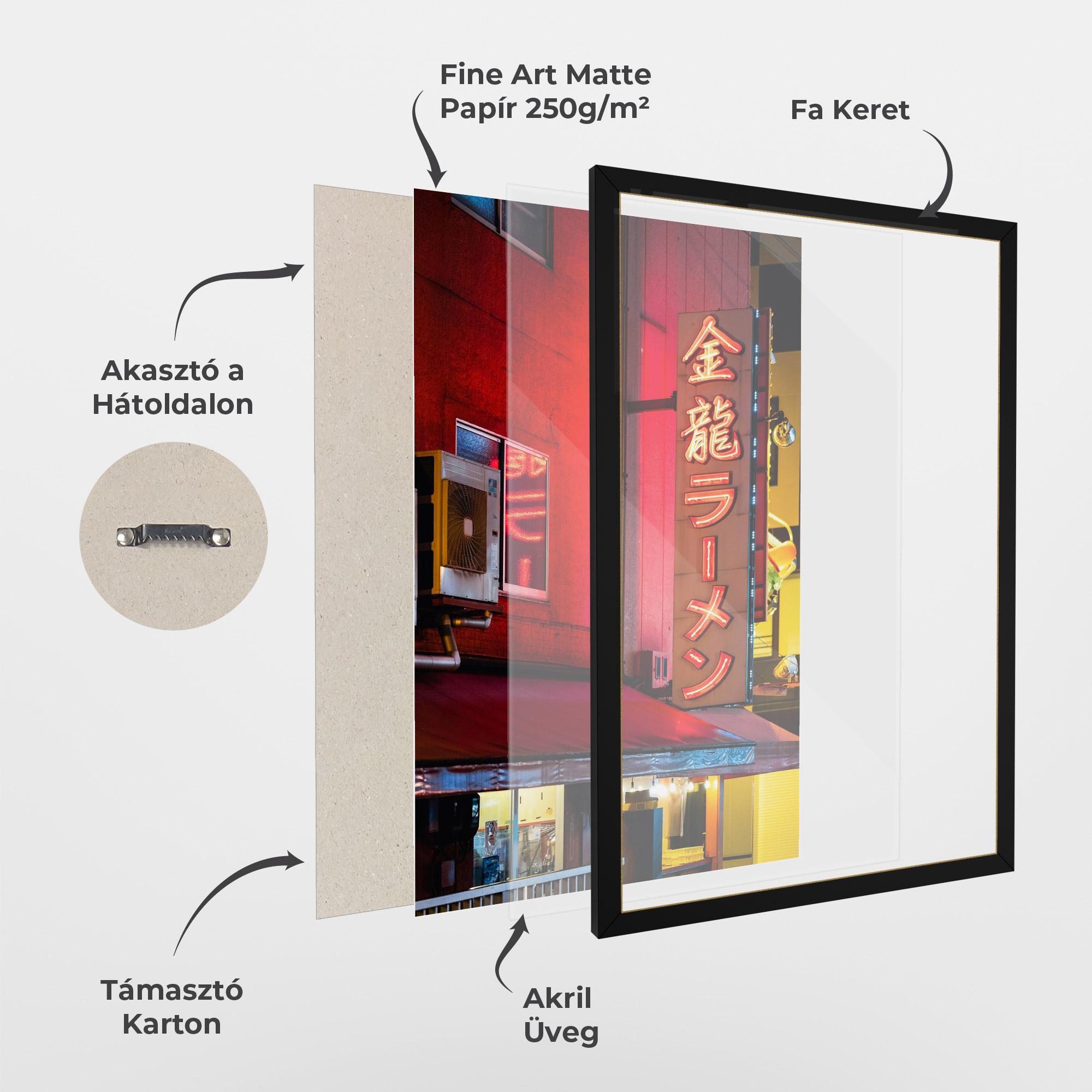 Keretezett Poszter Ramen Restaurant mockup 1