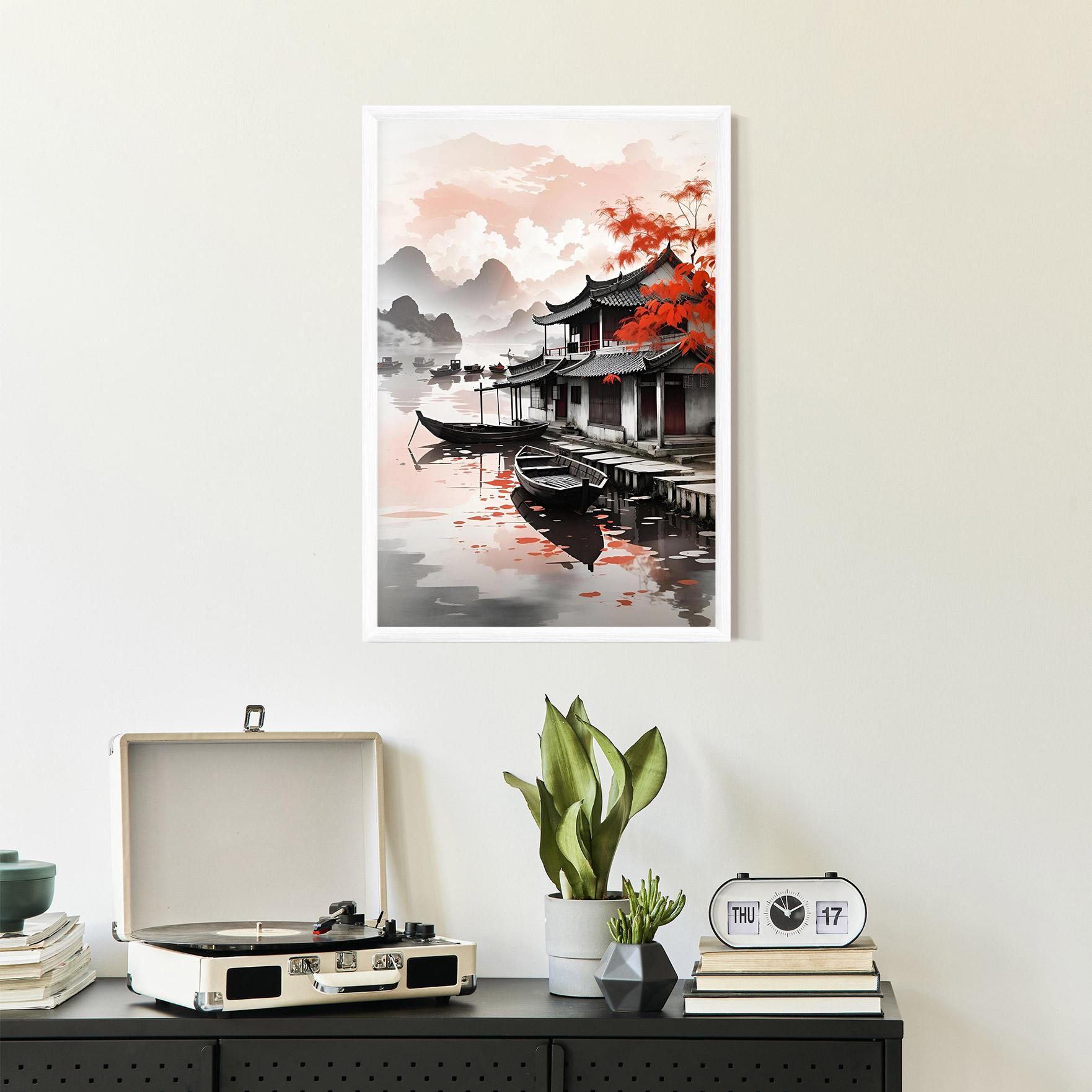 Keretezett Poszter Architecture Reflections mockup 2