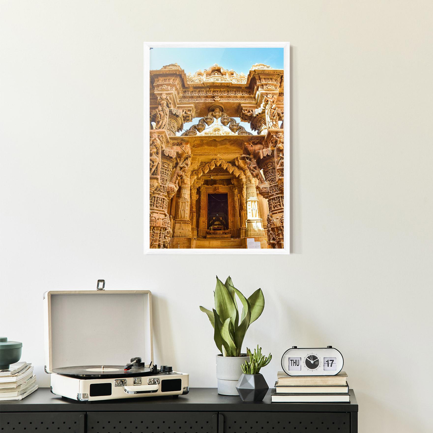 Keretezett Poszter Temples Of Jaisalmer mockup 2