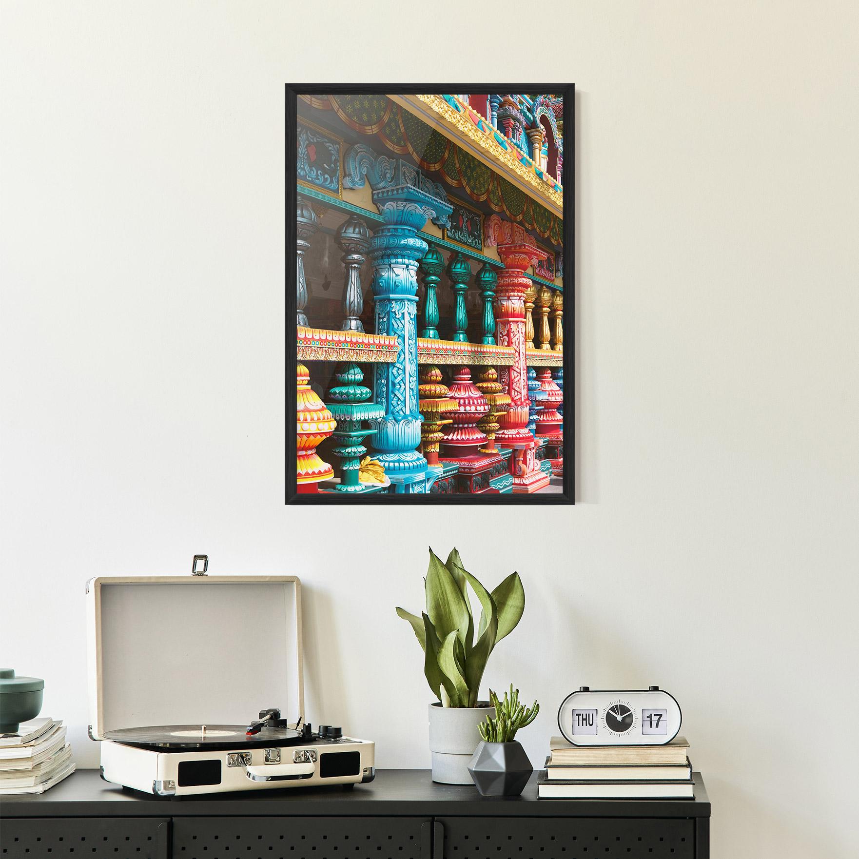 Keretezett Poszter Batu Caves mockup 2