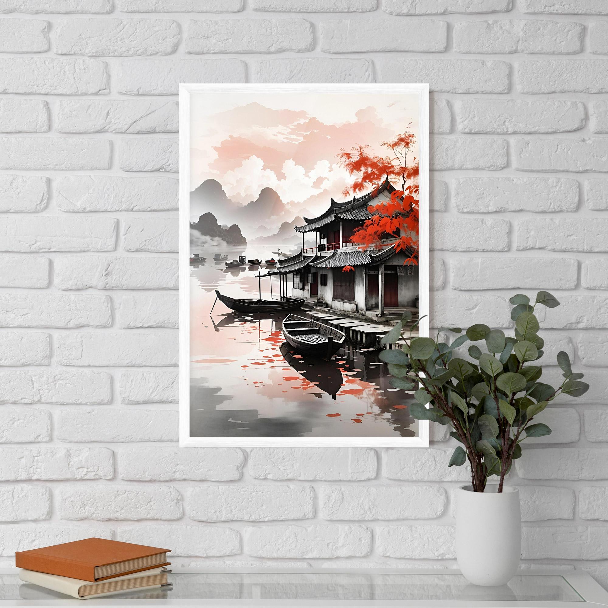 Keretezett Poszter Architecture Reflections mockup 5